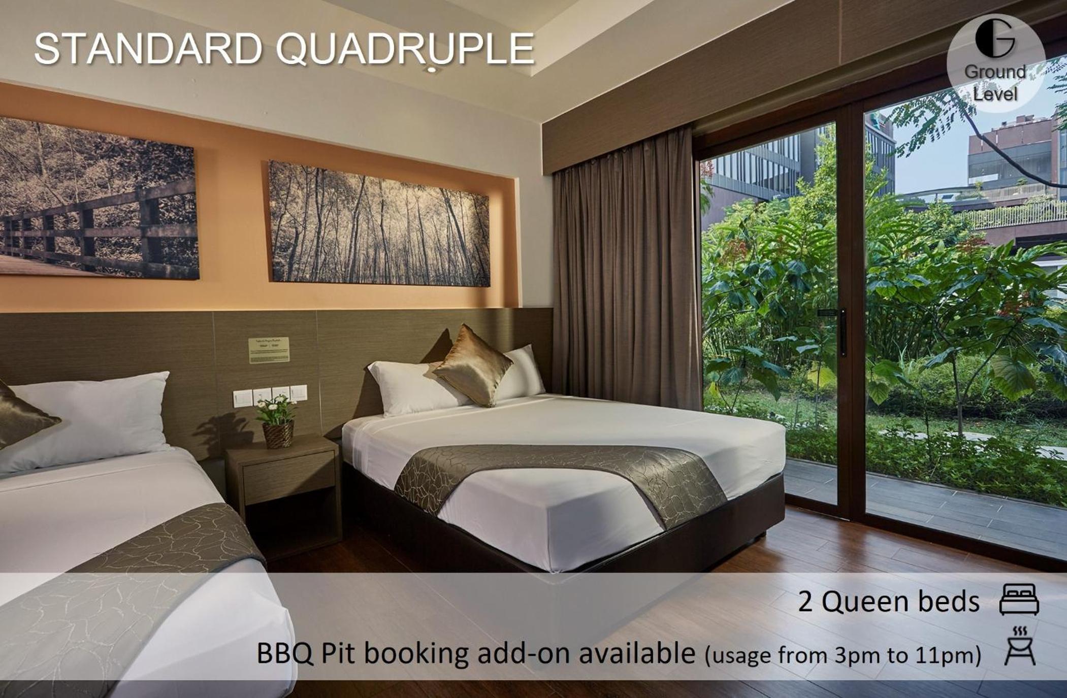Standard Quadruple Room - Ground Level