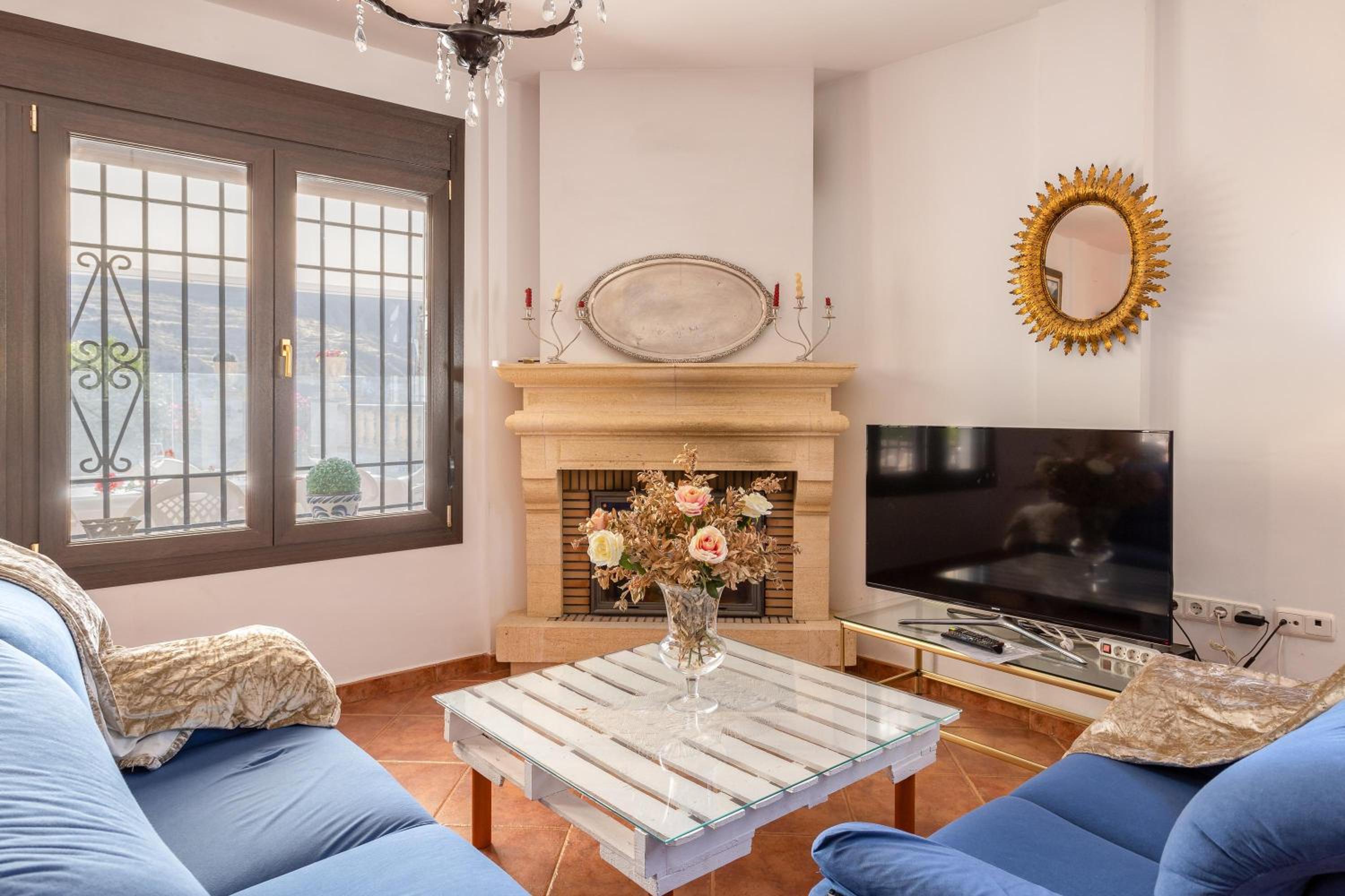 Villa con vistas al jardín
