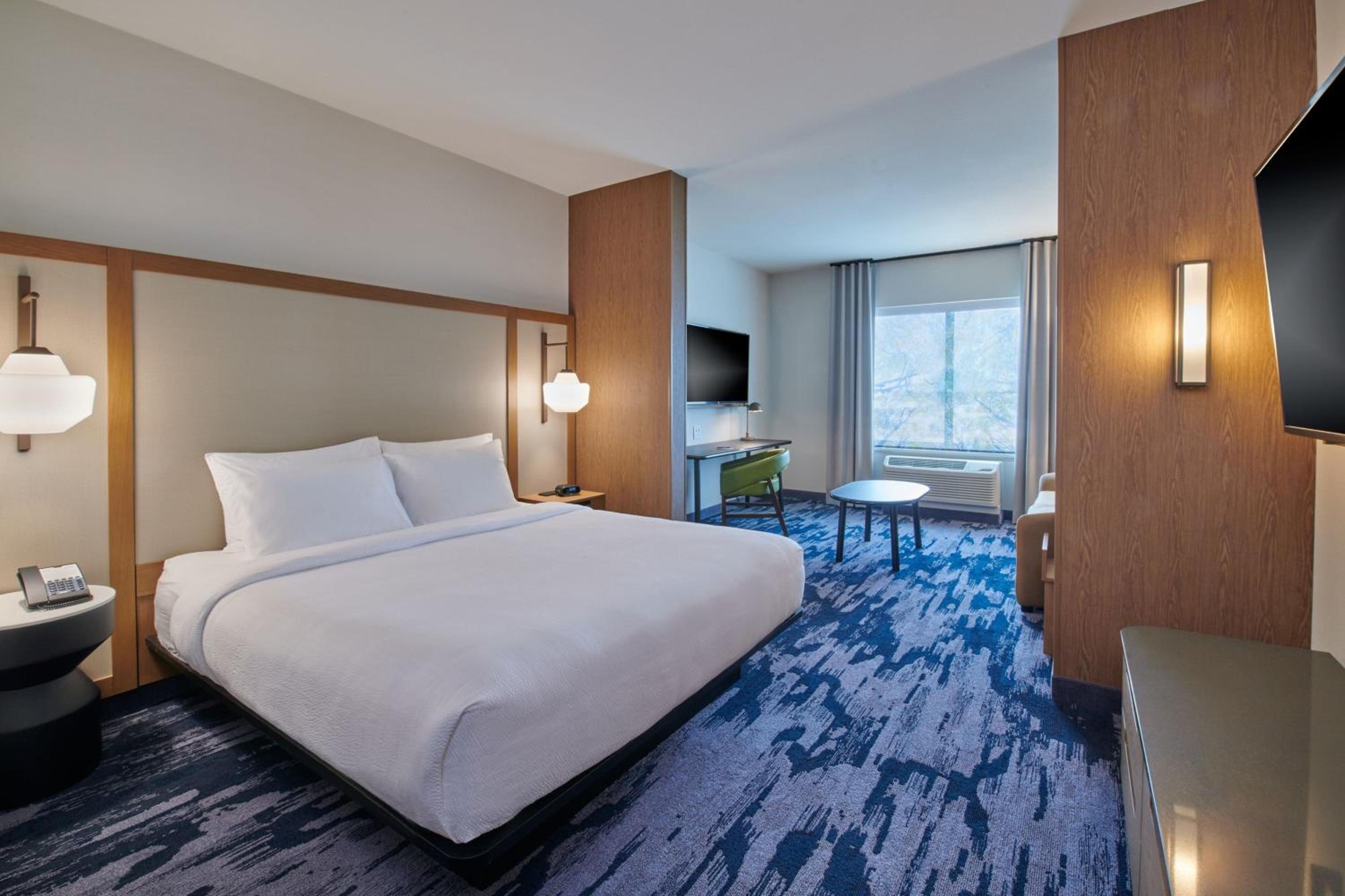 King Suite with Roll-In Shower and Sofa Bed - Mobility Access/Hearing Accessible