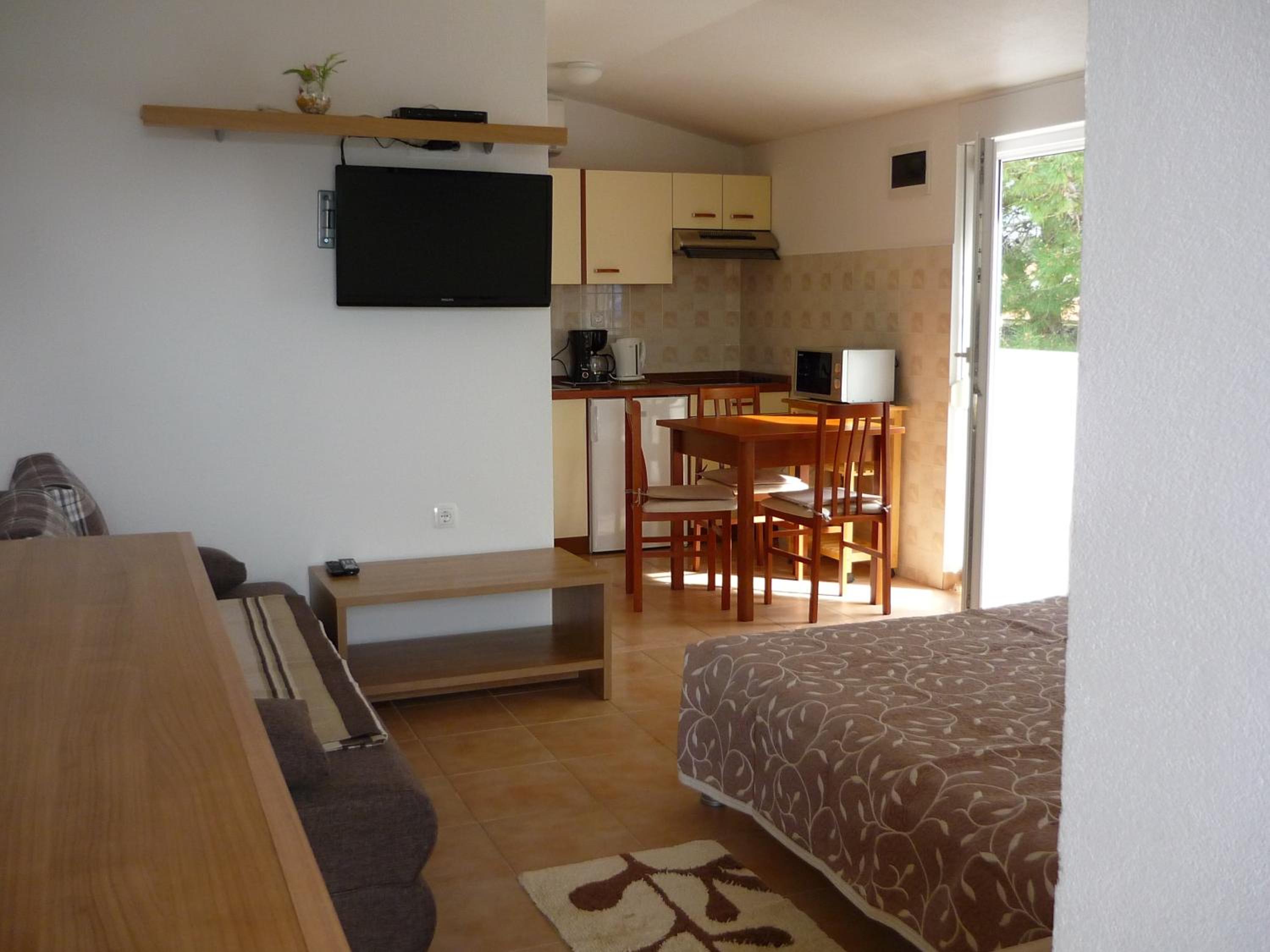 Studio with Balcony