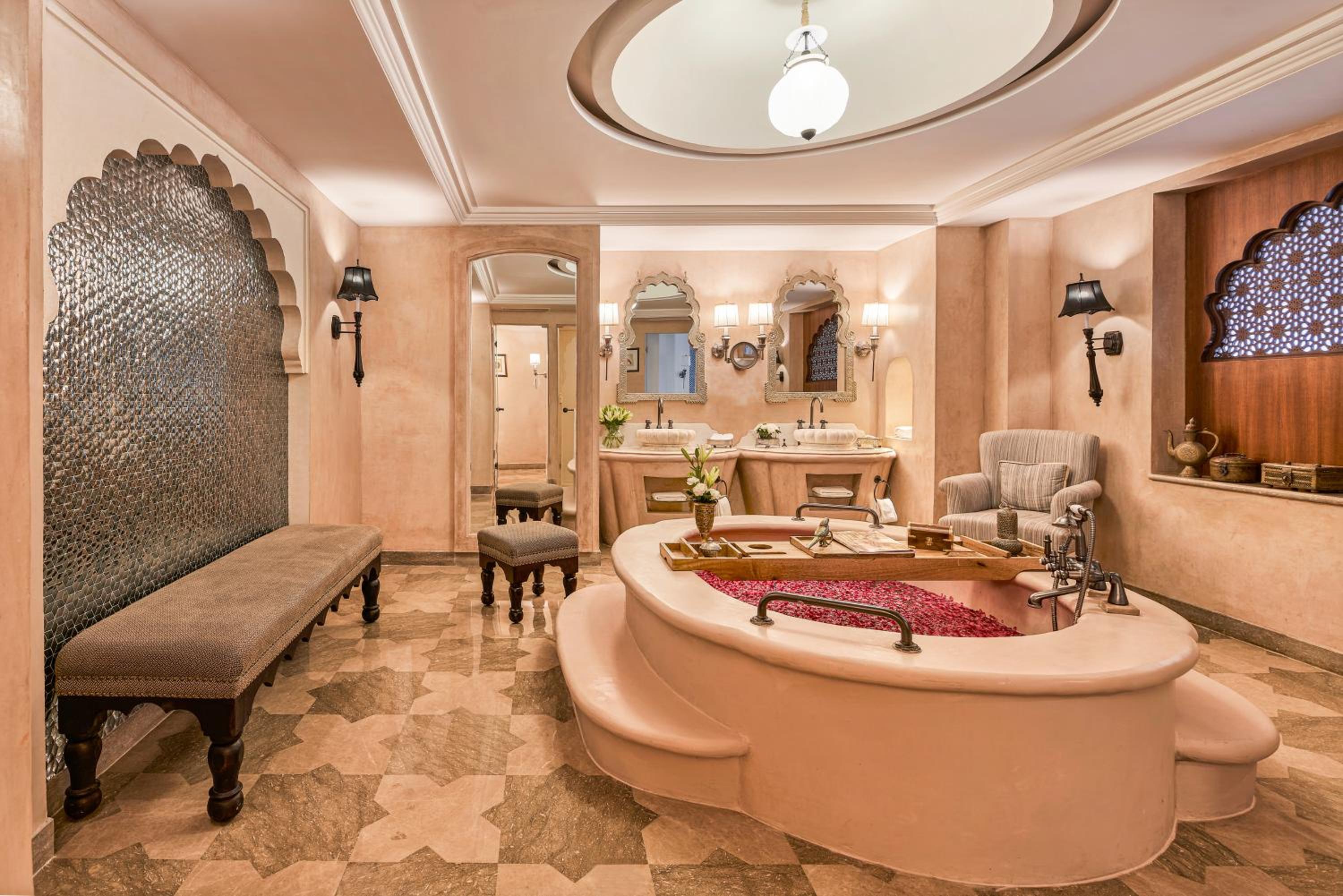 Fairmont Suite: 2 complimentary craft beers or signature cocktail at Anjum per room per stay, Happy Hours (Buy 1 Get 1) at Anjum Bar on Select beverages,20% off on Food & Soft Beverage and Laundry, Set dinner for couple at Zarin@INR 5000++ Fairmont Suite: 2 complimentary craft beers or signature cocktail at Anjum per room per stay, Happy Hours (Buy 1 Get 1) at Anjum Bar on Select beverages,20% off on Food & Soft Beverage and Laundry, Set dinner for couple at Zarin@INR 5000++