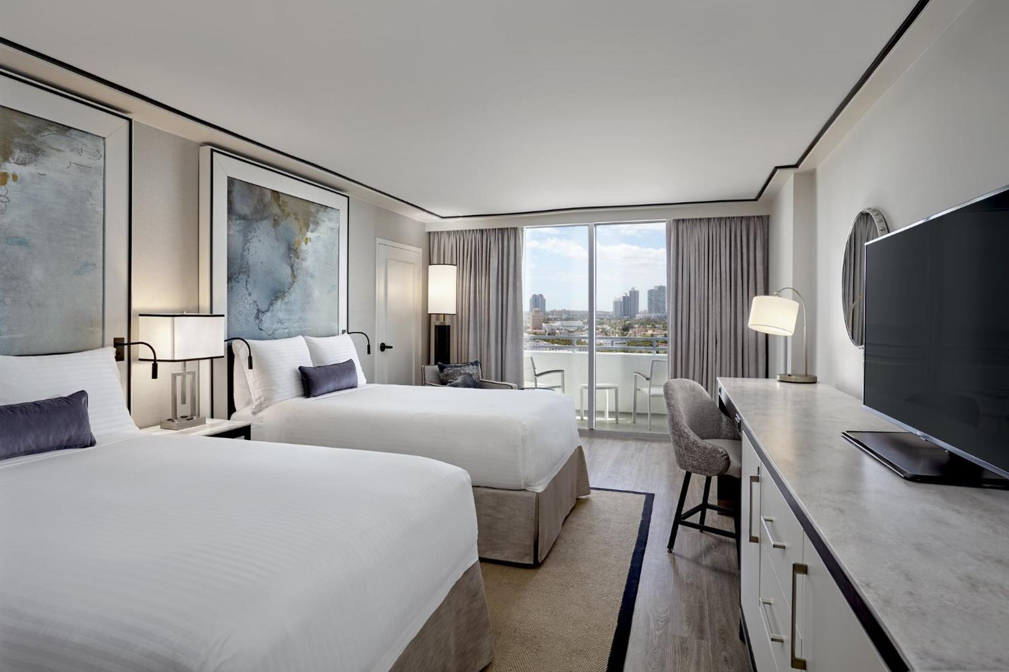 Quadruple Room with Two Double Beds and 4 Adults Occupancy (Non Smoking) (Accessible)