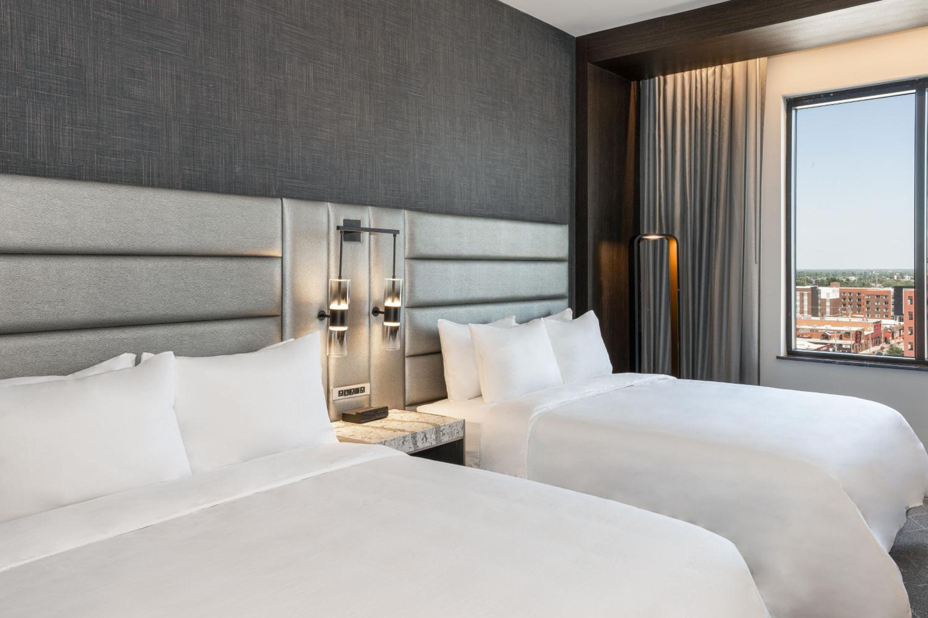 Deluxe Queen Room with Two Queen Beds and City View - Photo 1