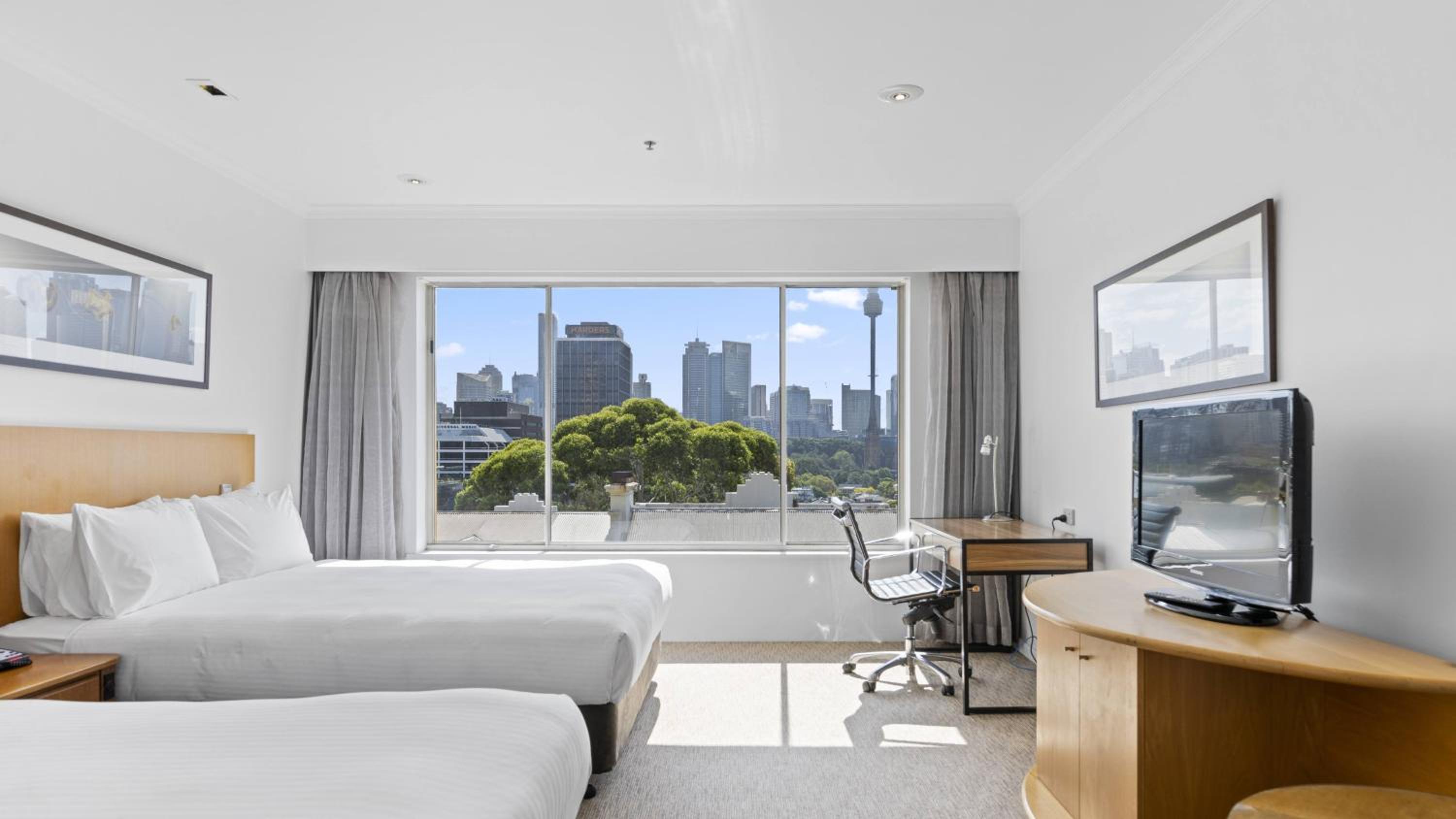 Premium Queen Room with Two Queen Beds and City View