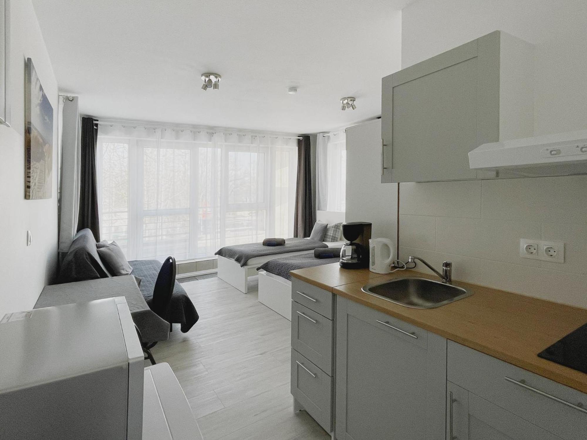 Studio Apartment with Balcony