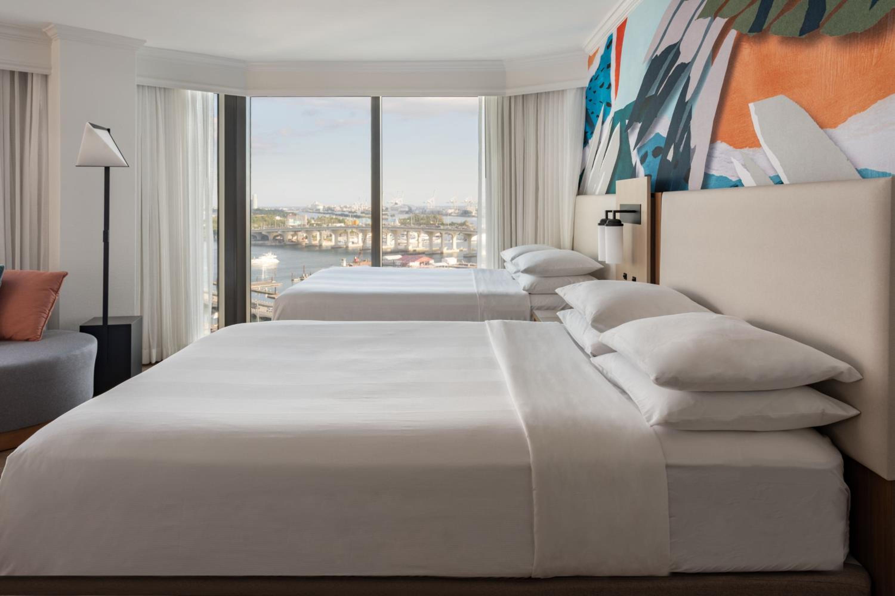 Junior Suite with Two Queen Beds and Bay View