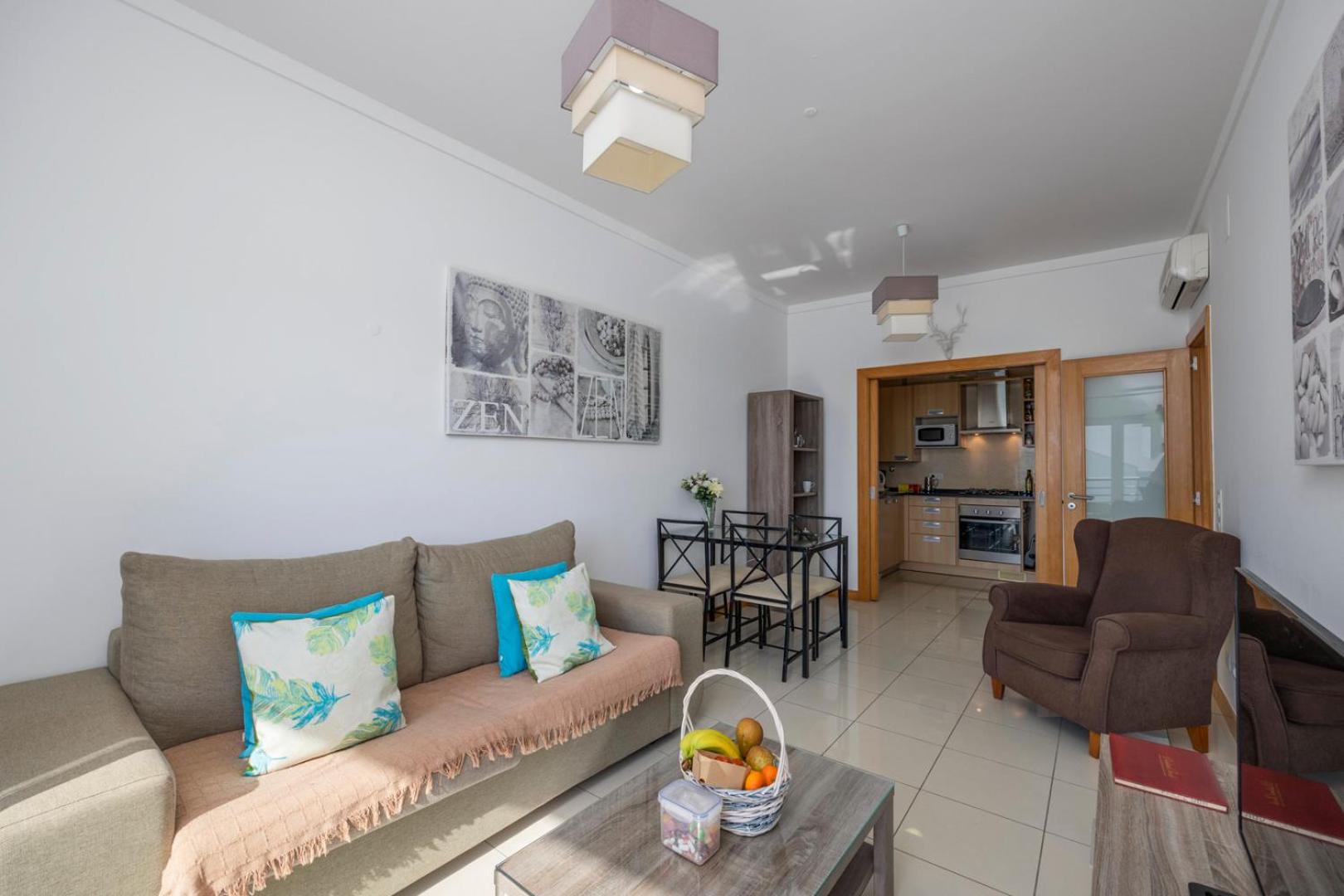 One-Bedroom Apartment with Balcony and Sea View