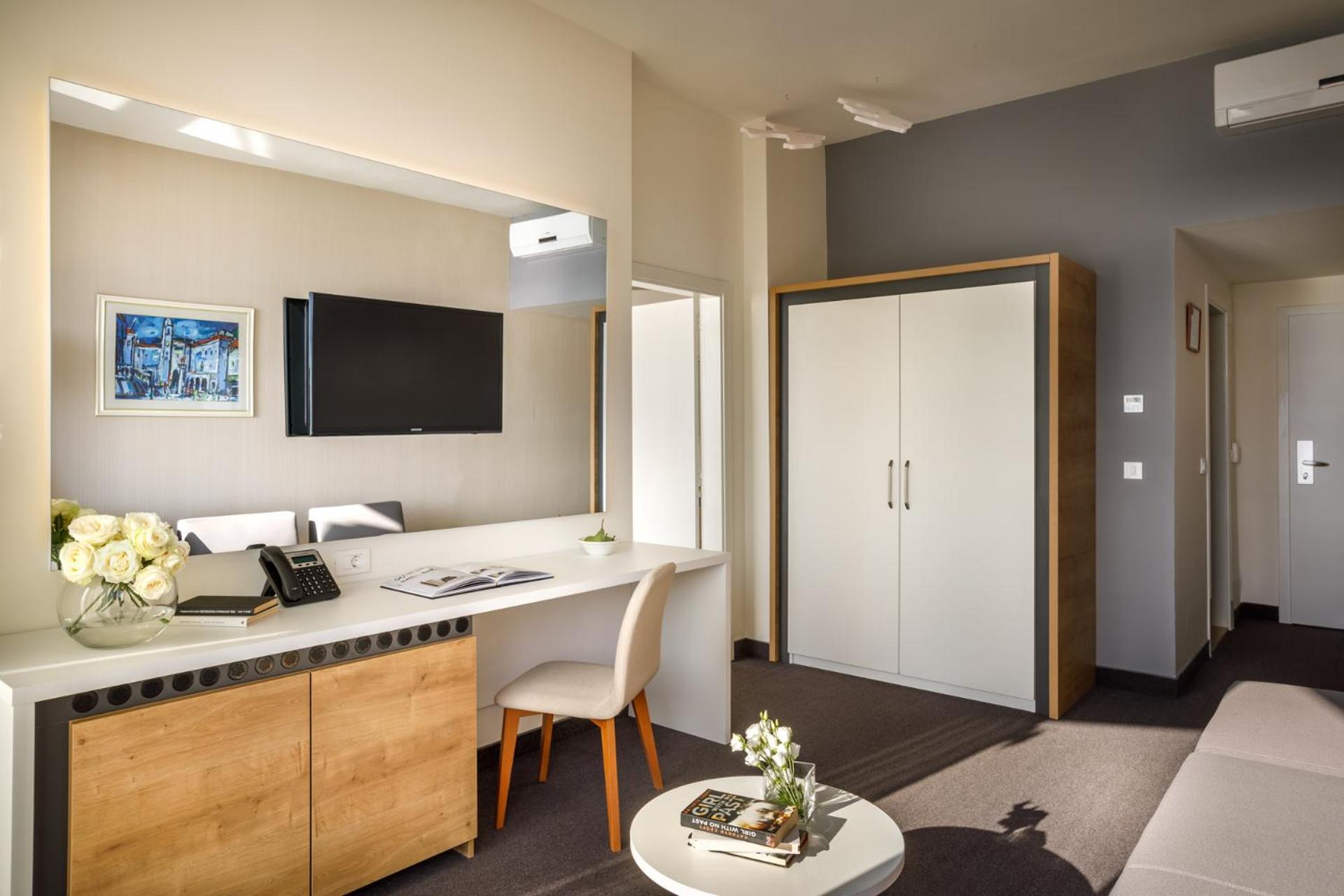 Relax in a stylish and cozy hotel room!