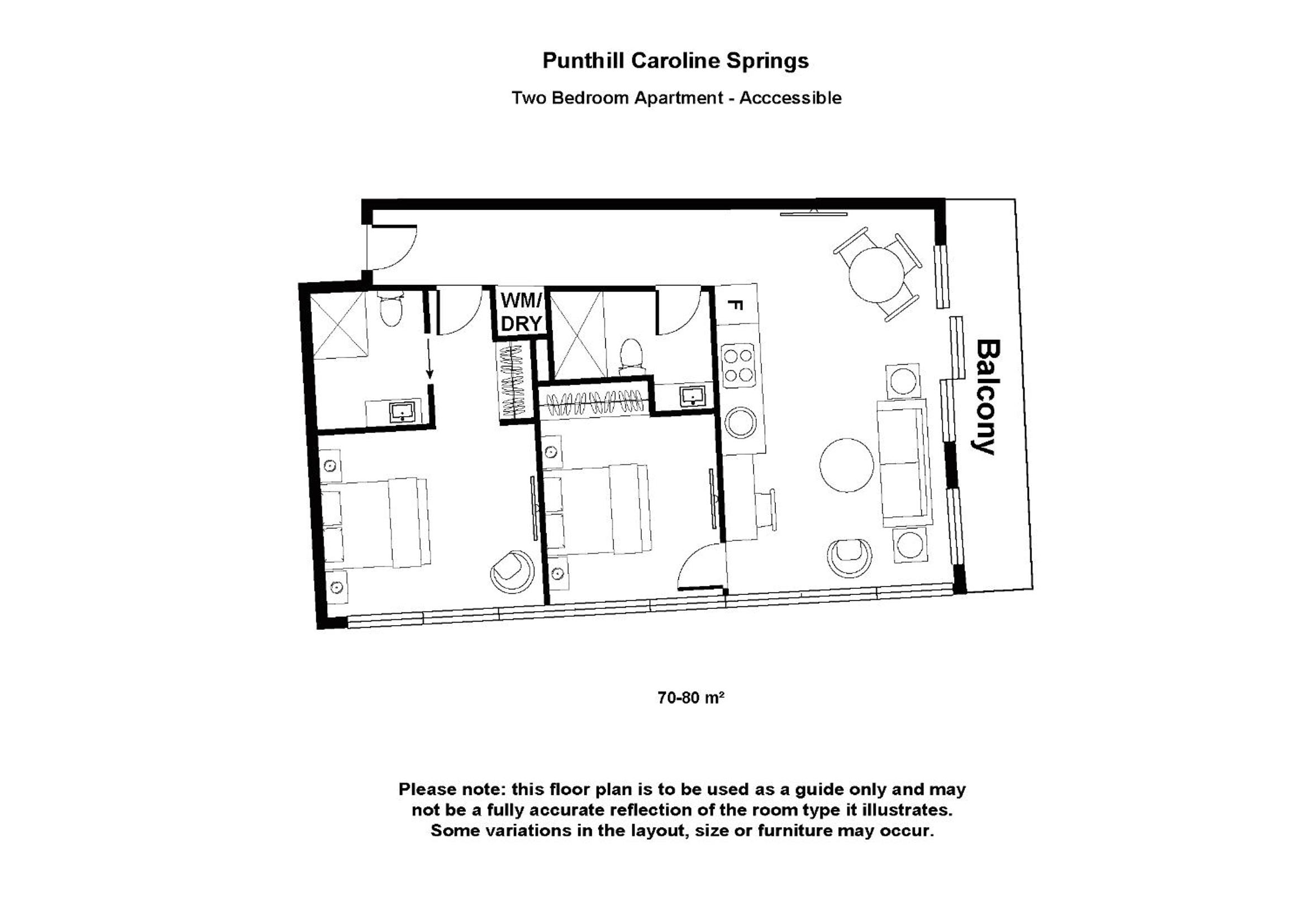 Two-Bedroom Apartment Accessible photo 3