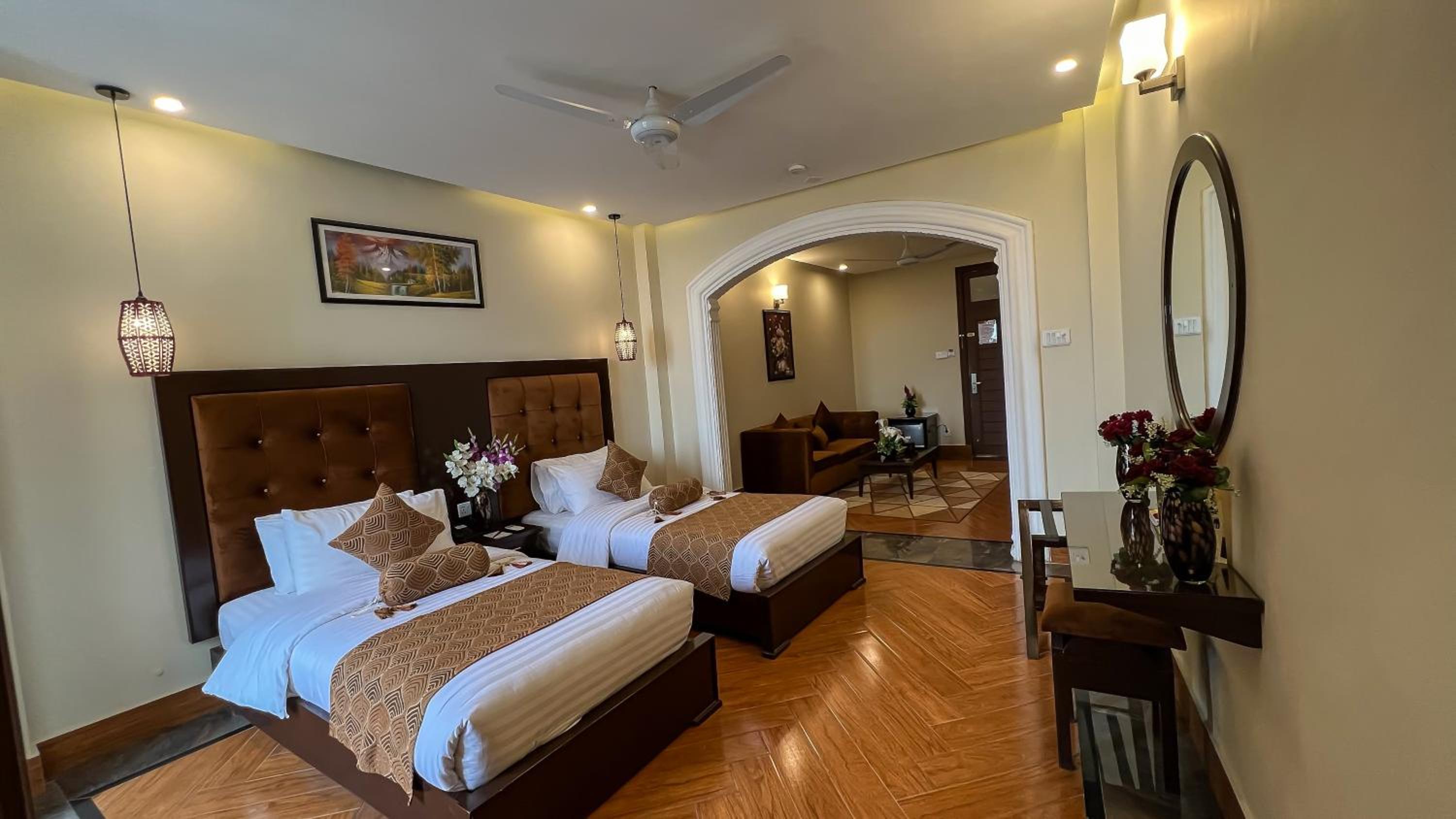 Twin Room with Mountain View