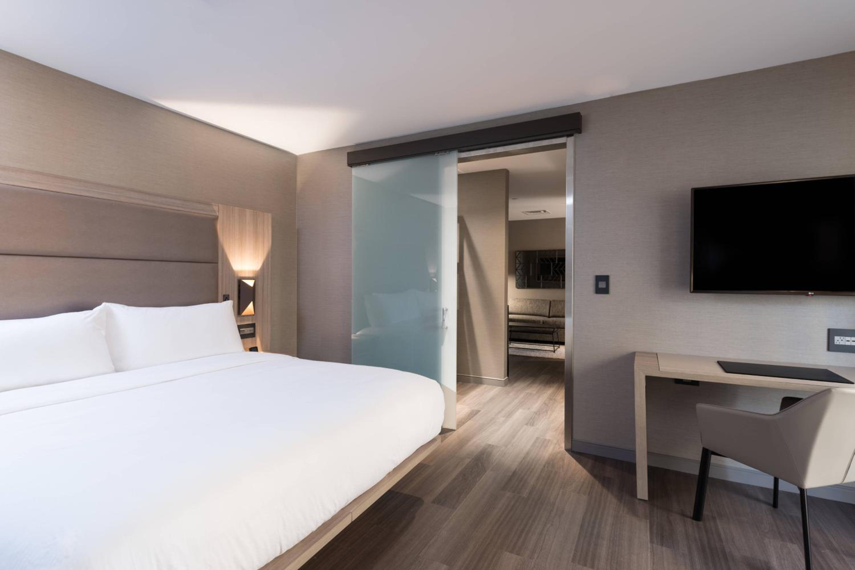 One-Bedroom King Suite with Sofa Bed and City View photo 2