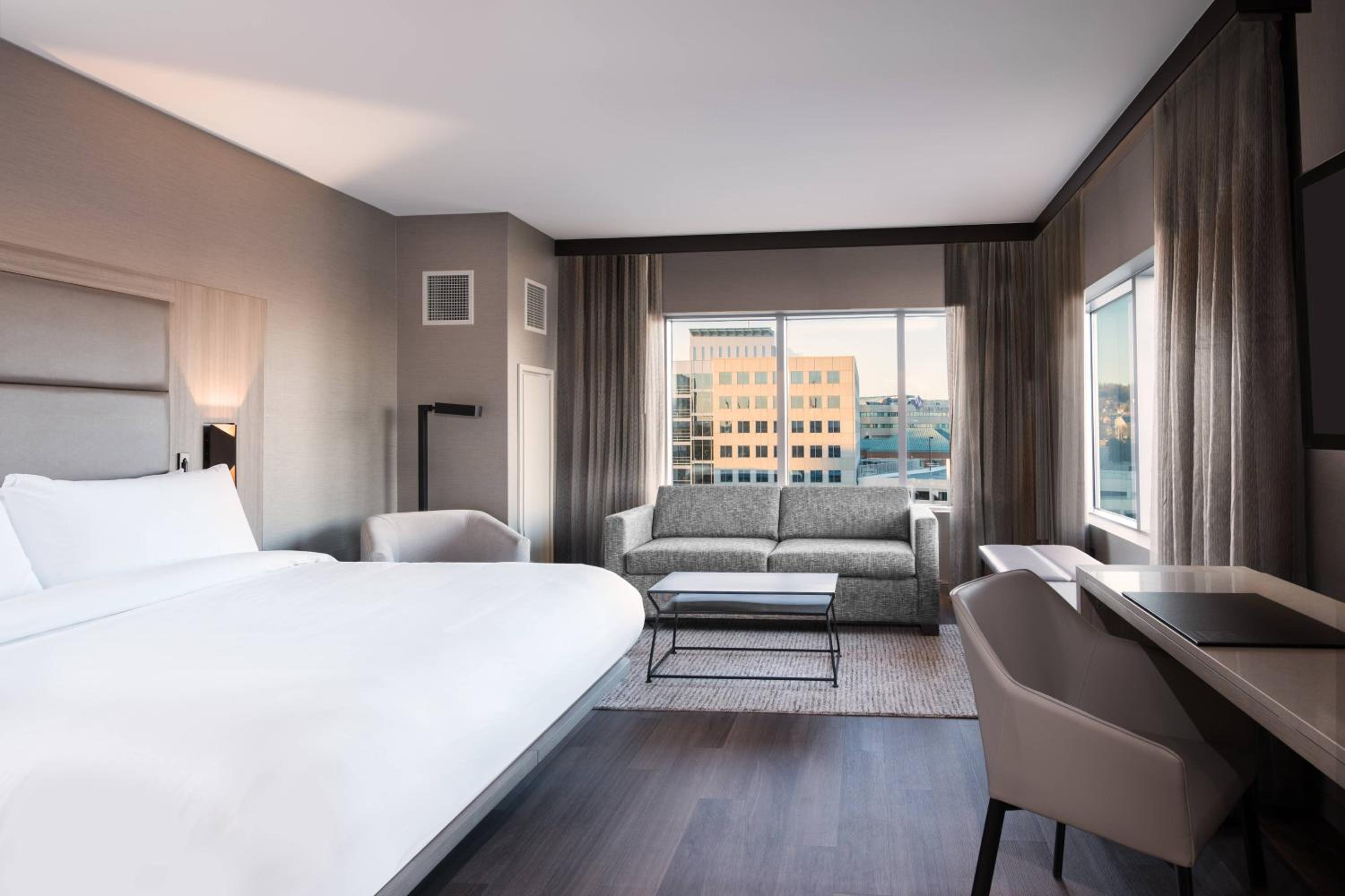 Corner King Guest Room with Sofa Bed and City View photo 1