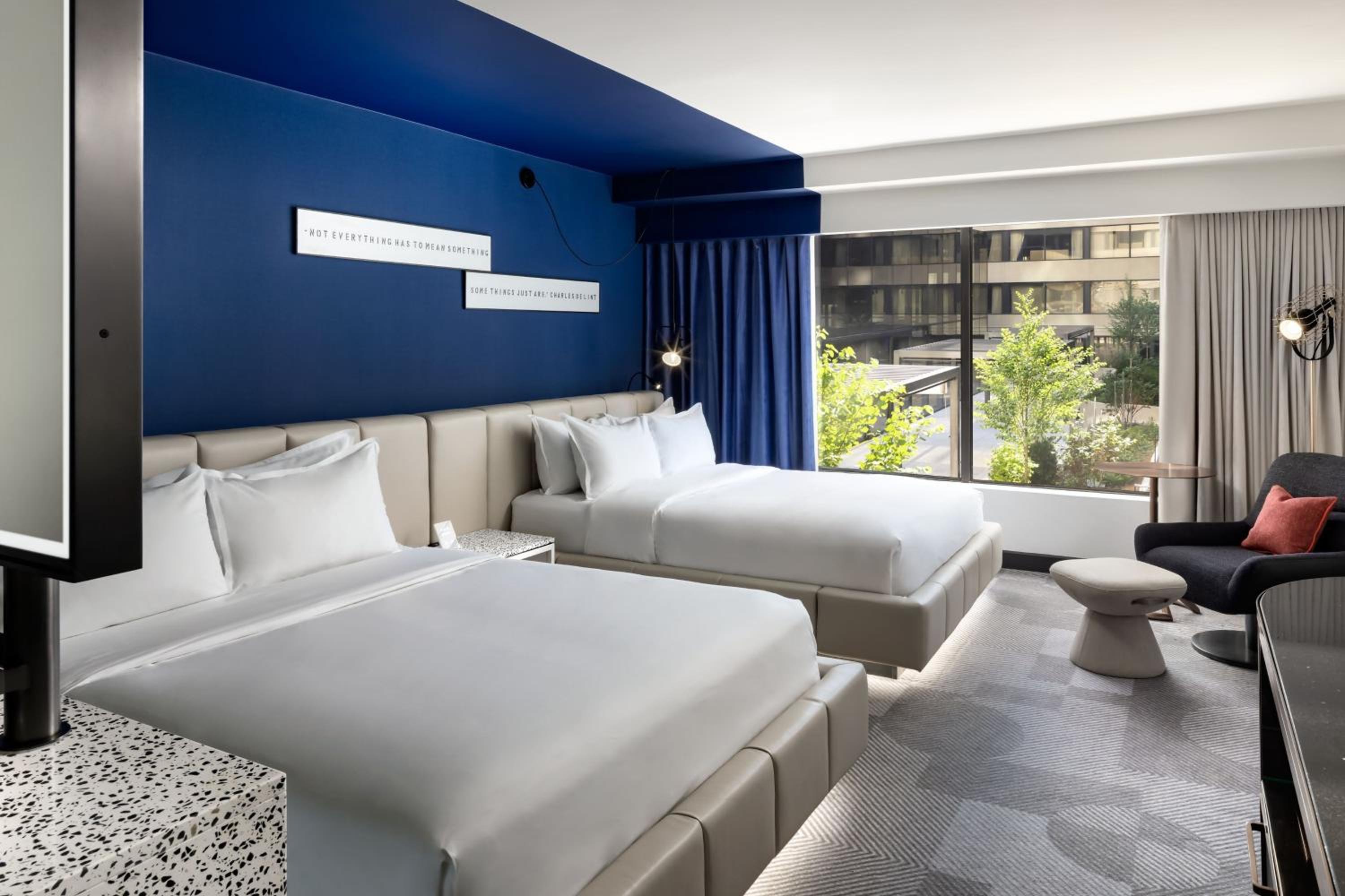 Standard Room with Two Queen Beds and Courtyard View