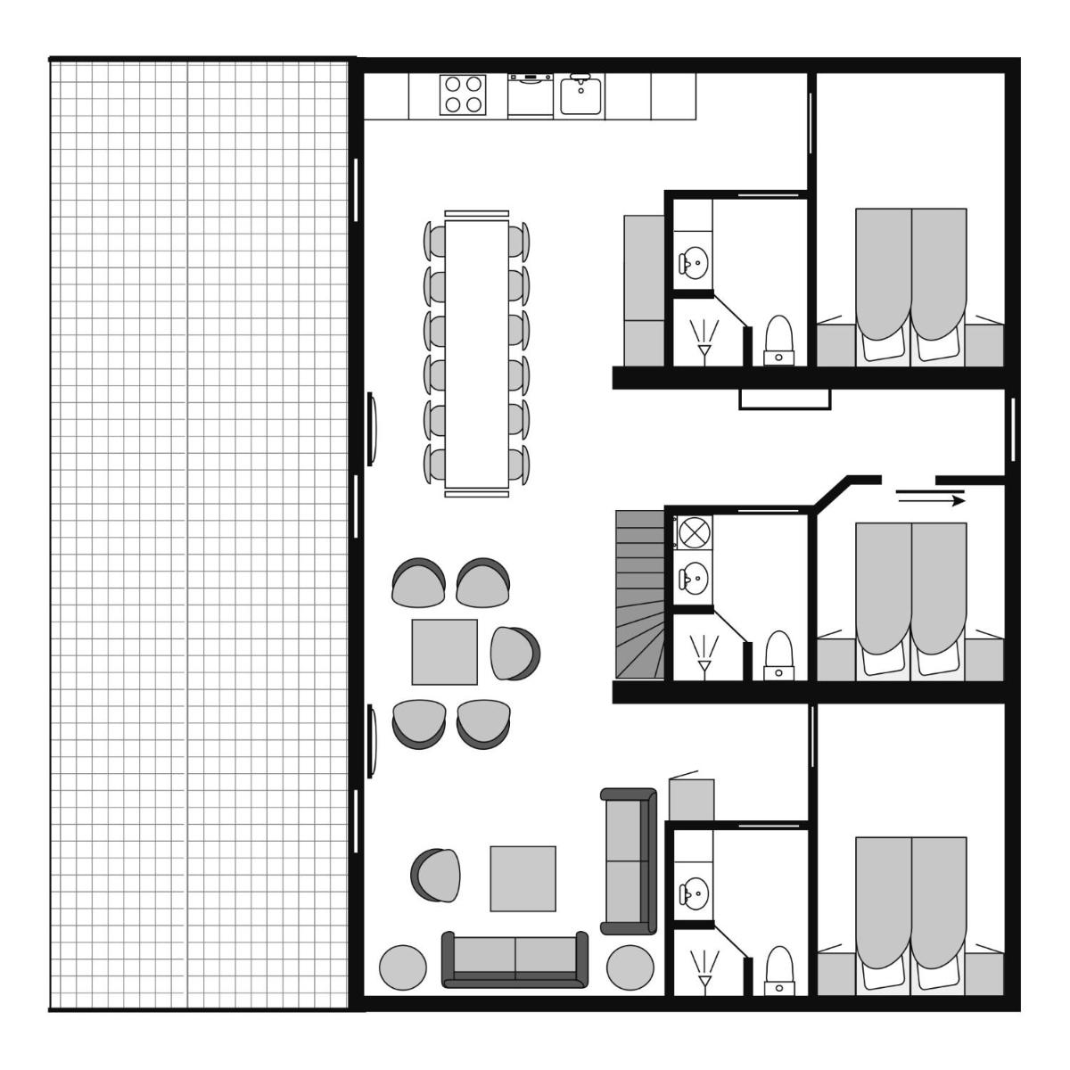 Four-Bedroom Bungalow photo 3