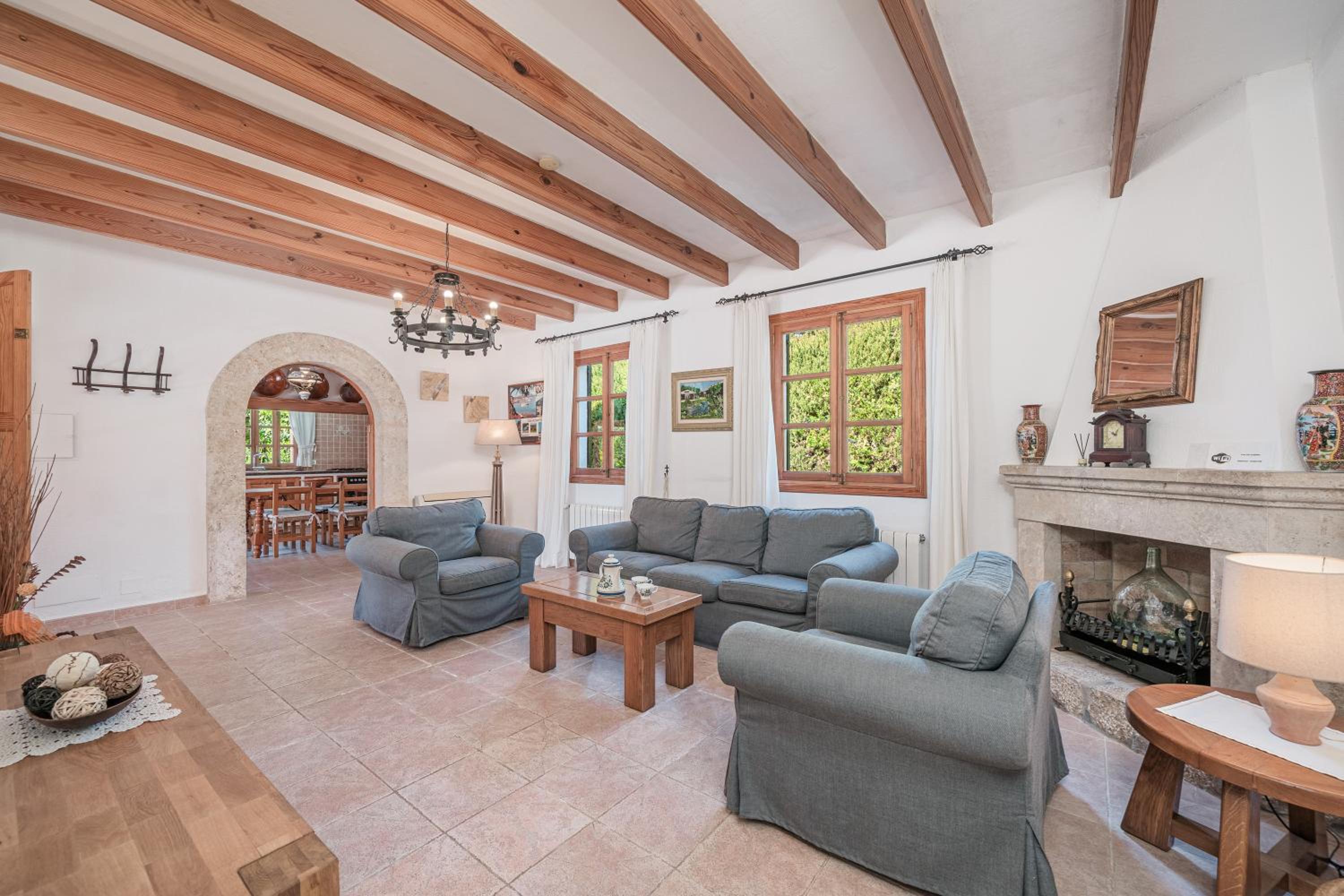 Villa con vistas al jardín