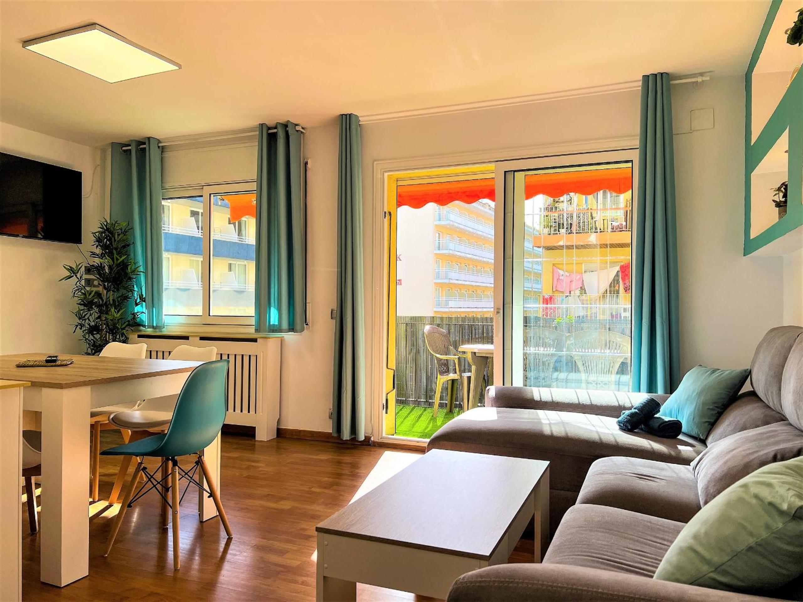 Apartamento con vista a la piscina