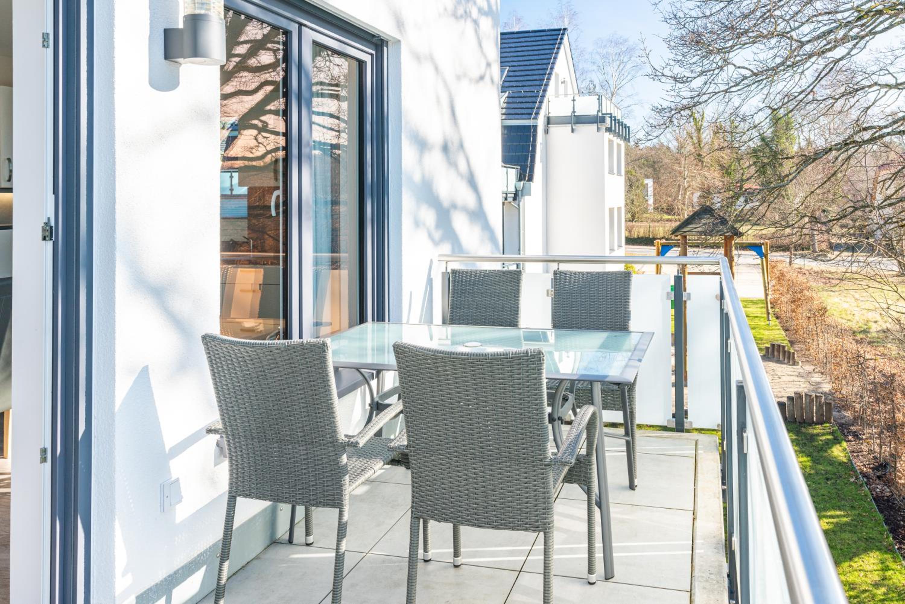 Apartment with Balcony and Sauna photo 3