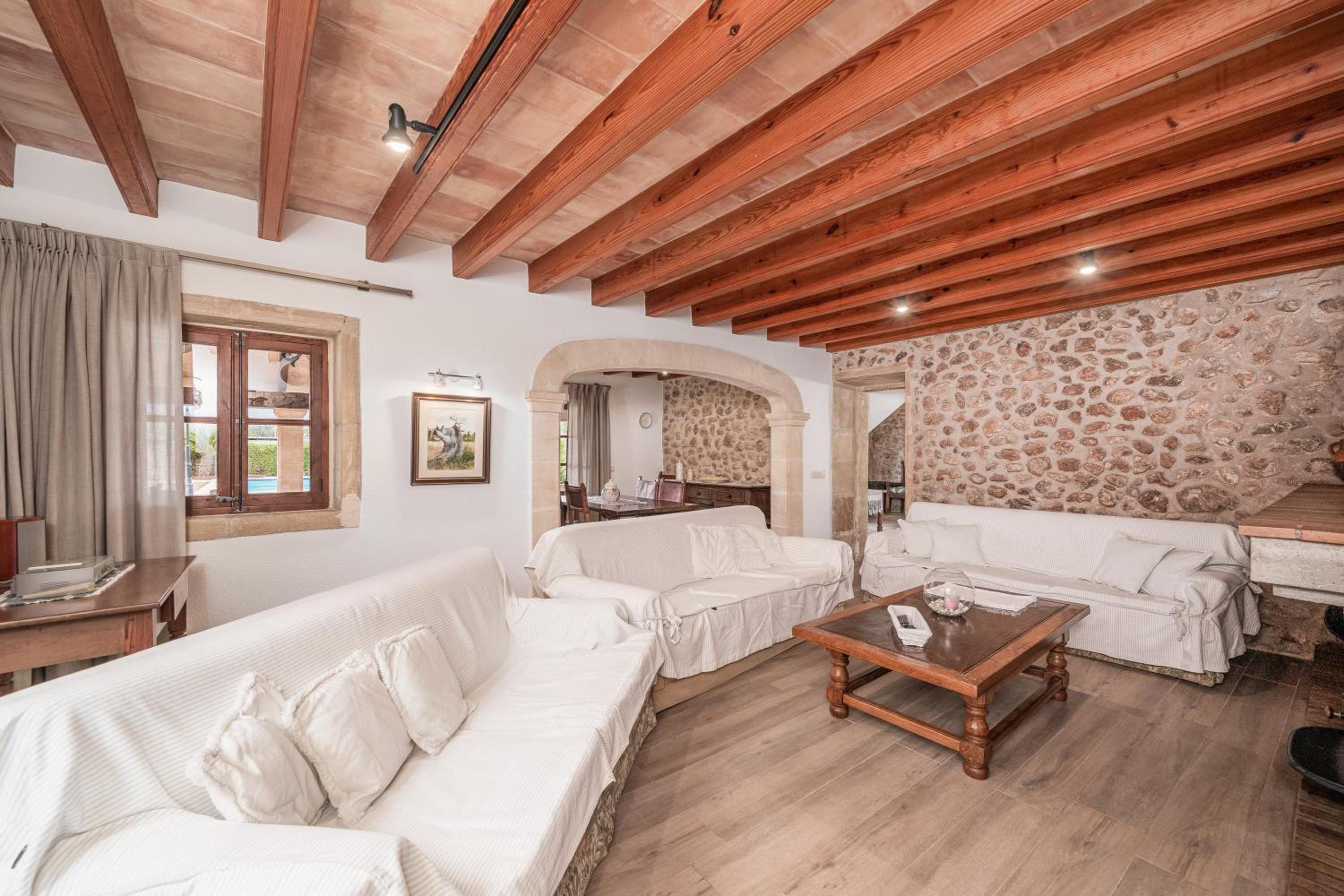 Villa con vistas al jardín