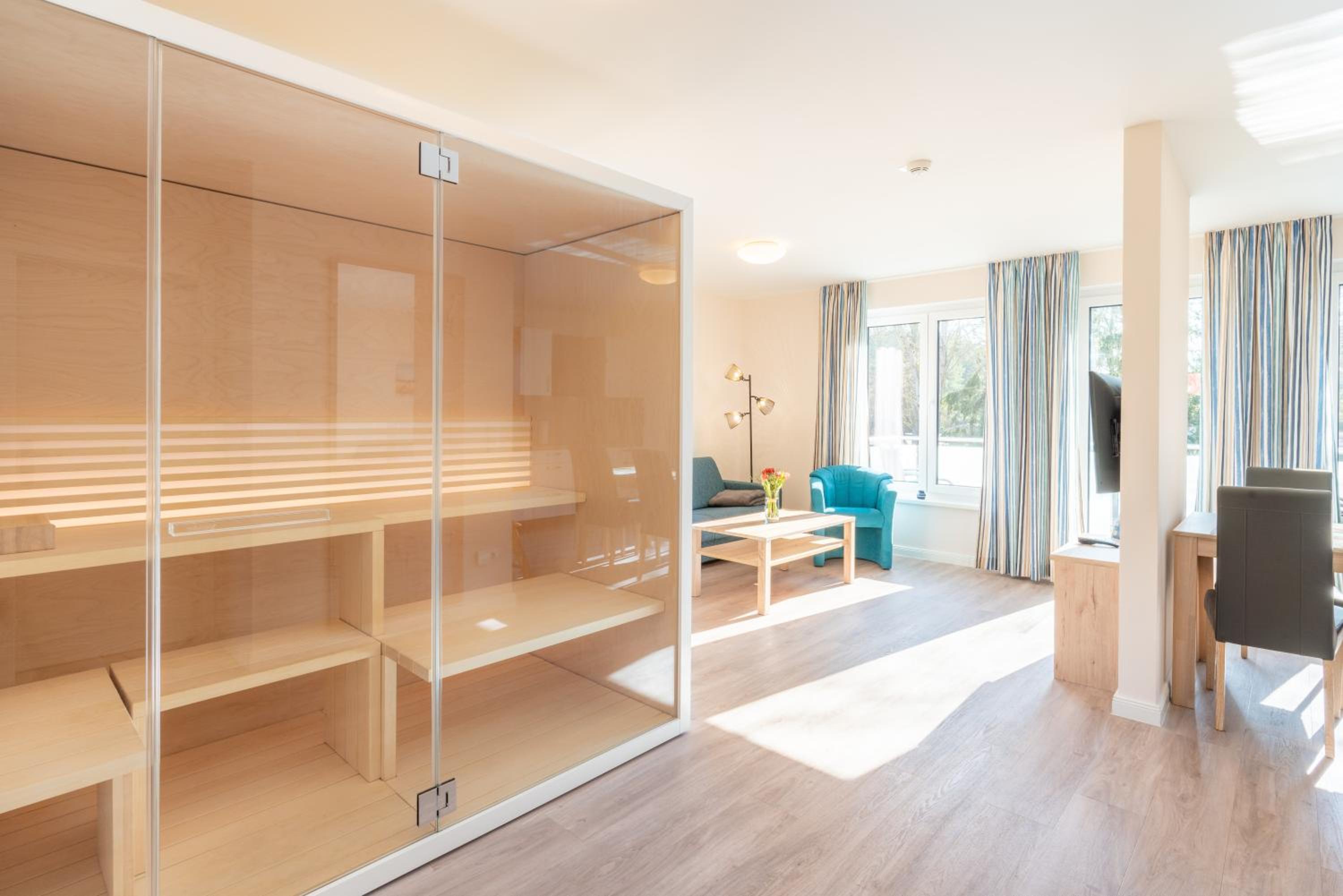 Apartment with Balcony and Sauna photo 2
