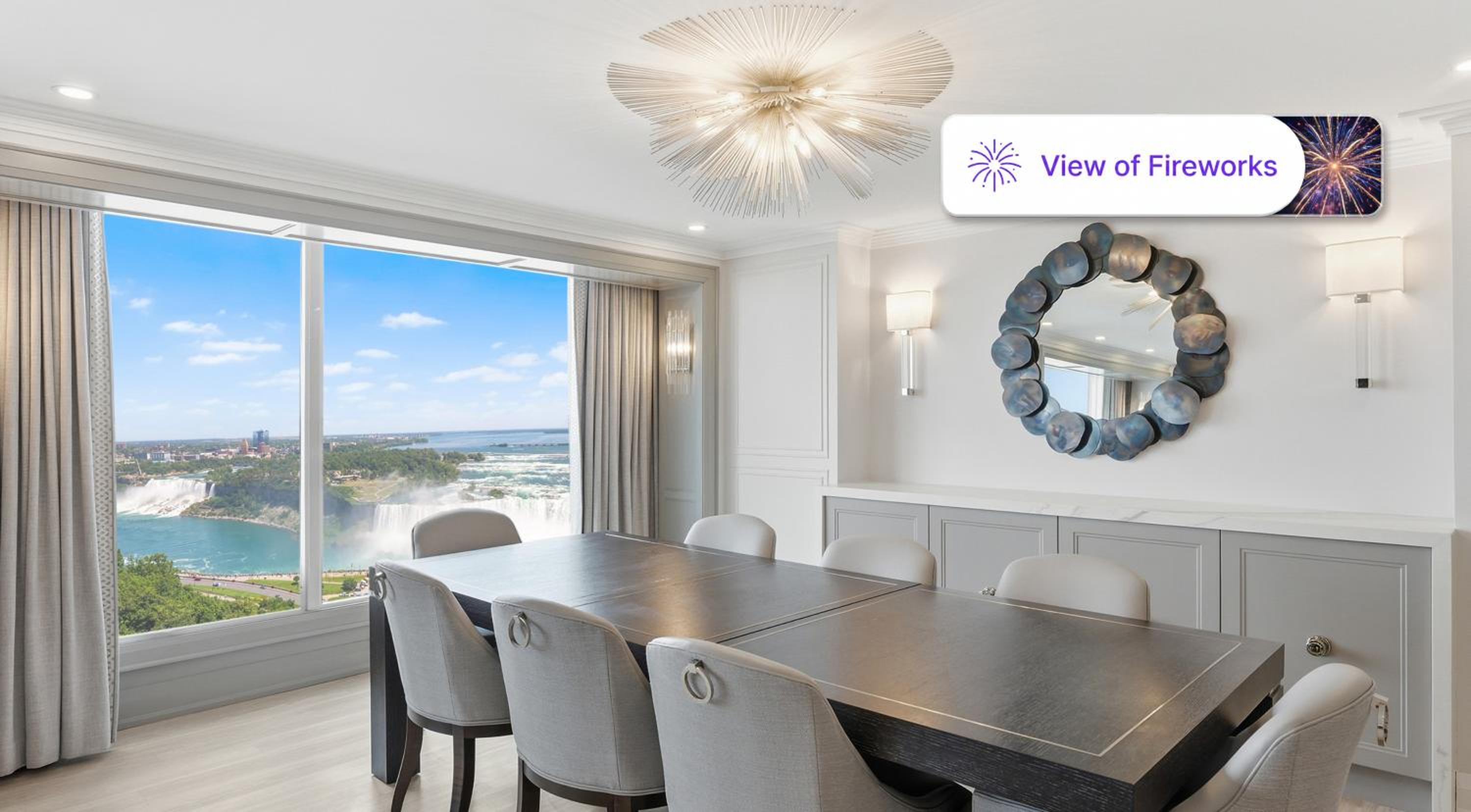 The Penthouse Suite | Premium Fallsview | Two Kingsize-Betten | Two Bathrooms | (37th Floor)
