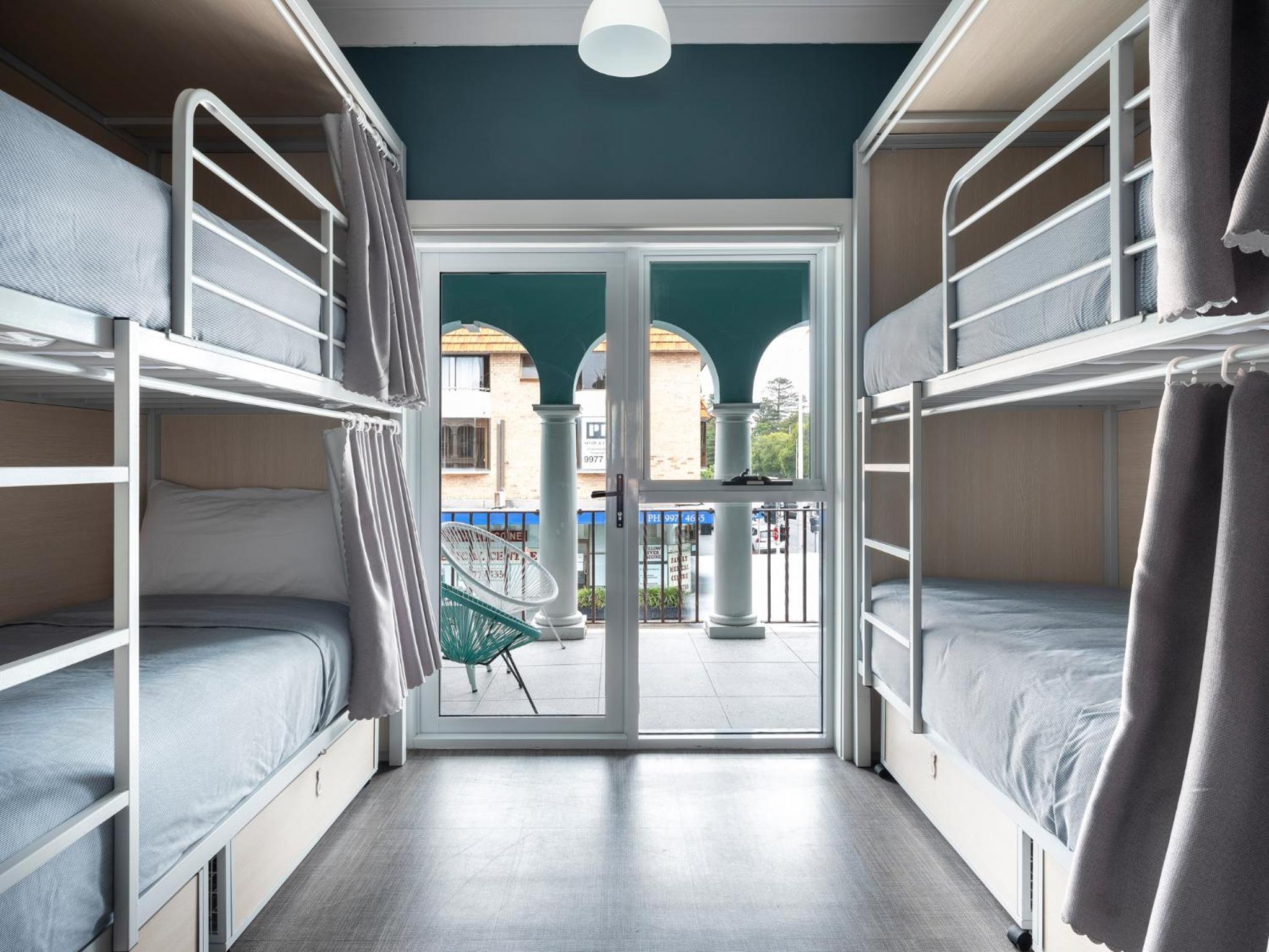Bed In 4-Bed Female Dormitory Room With Shared Bathroom