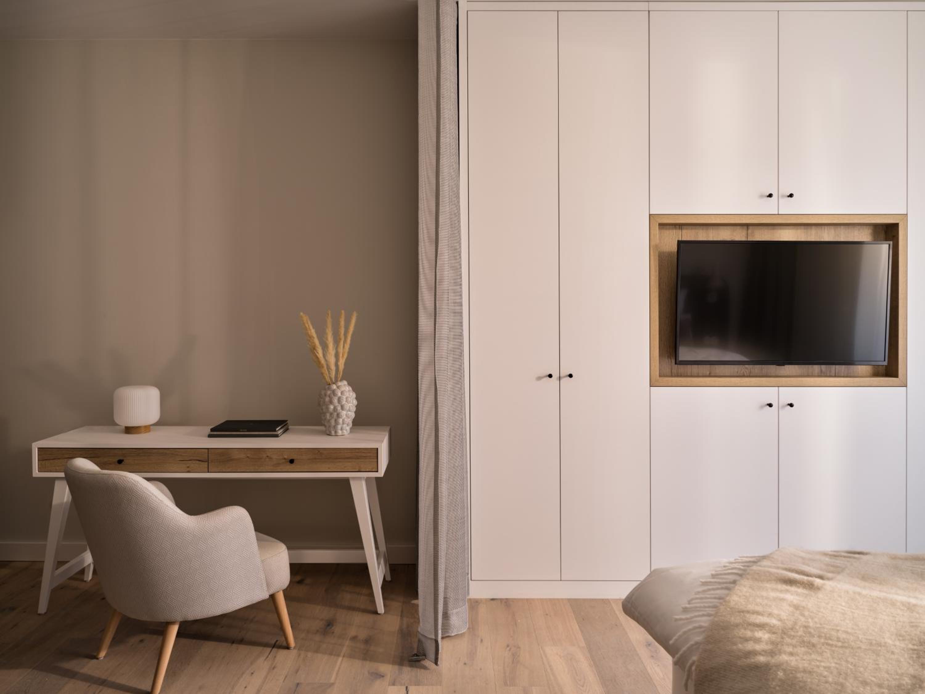 Large Studio with Side Sea View