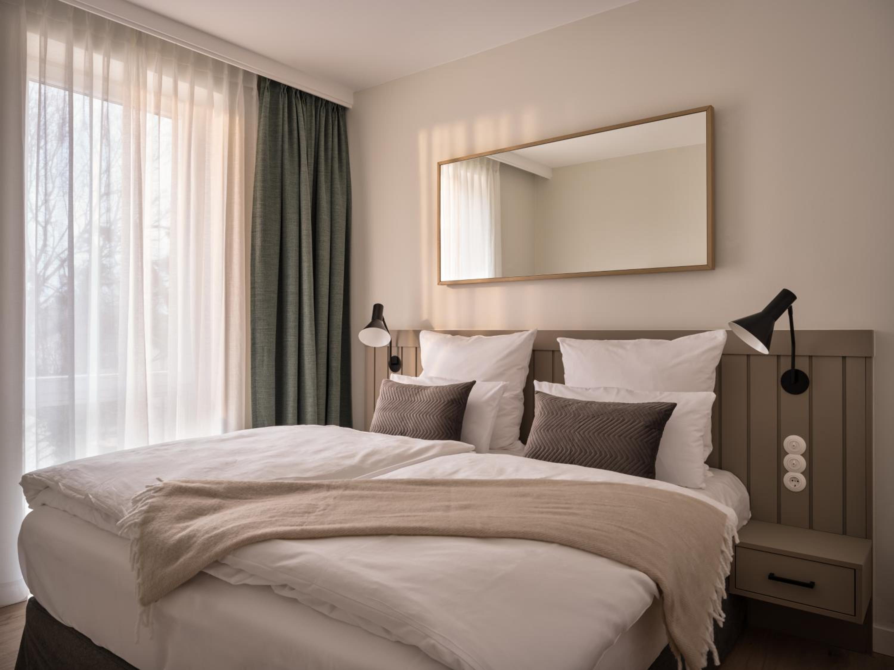 Large One-Bedroom Apartment with Side Sea View