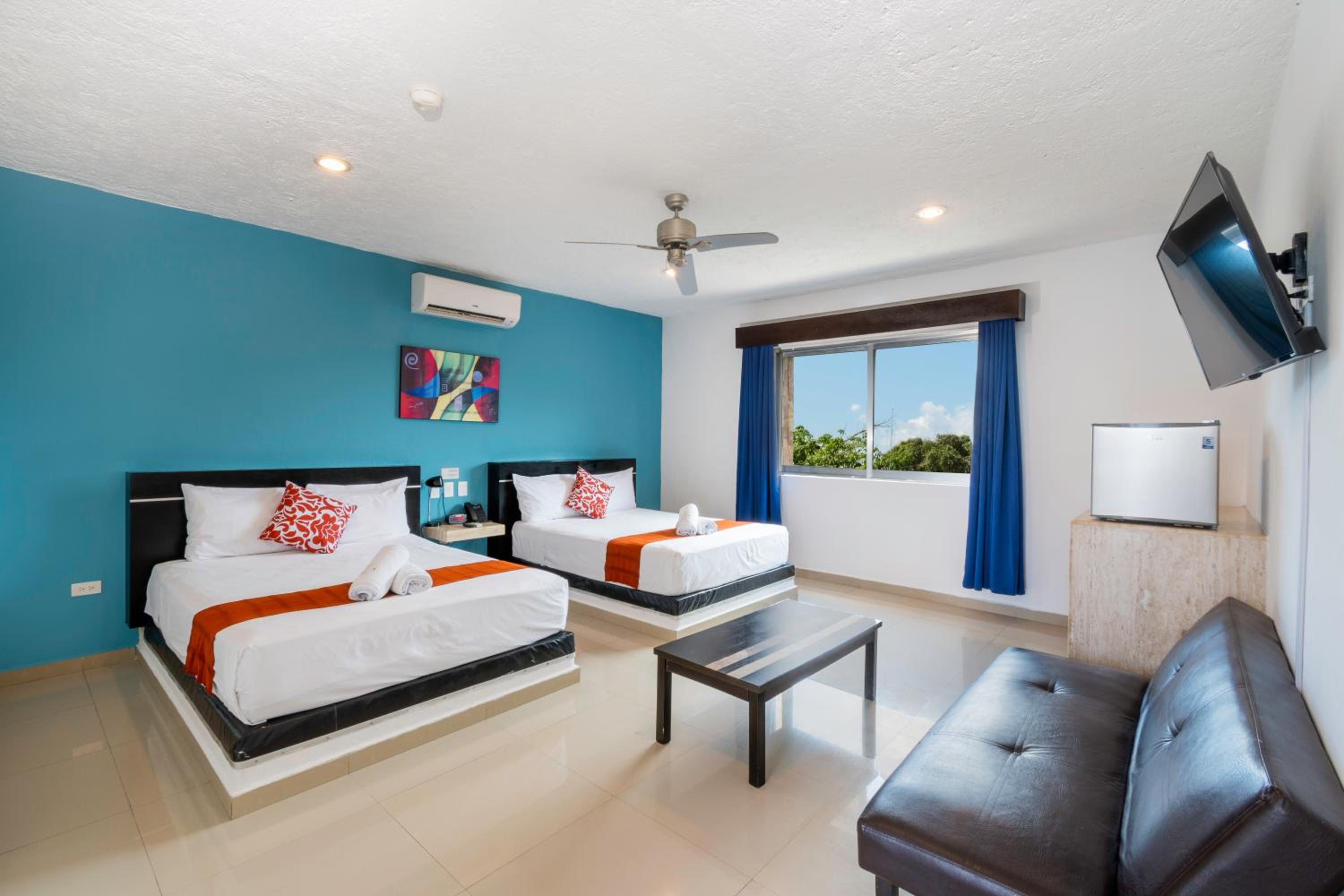 Quarto Duplo com Duas Camas de Casal