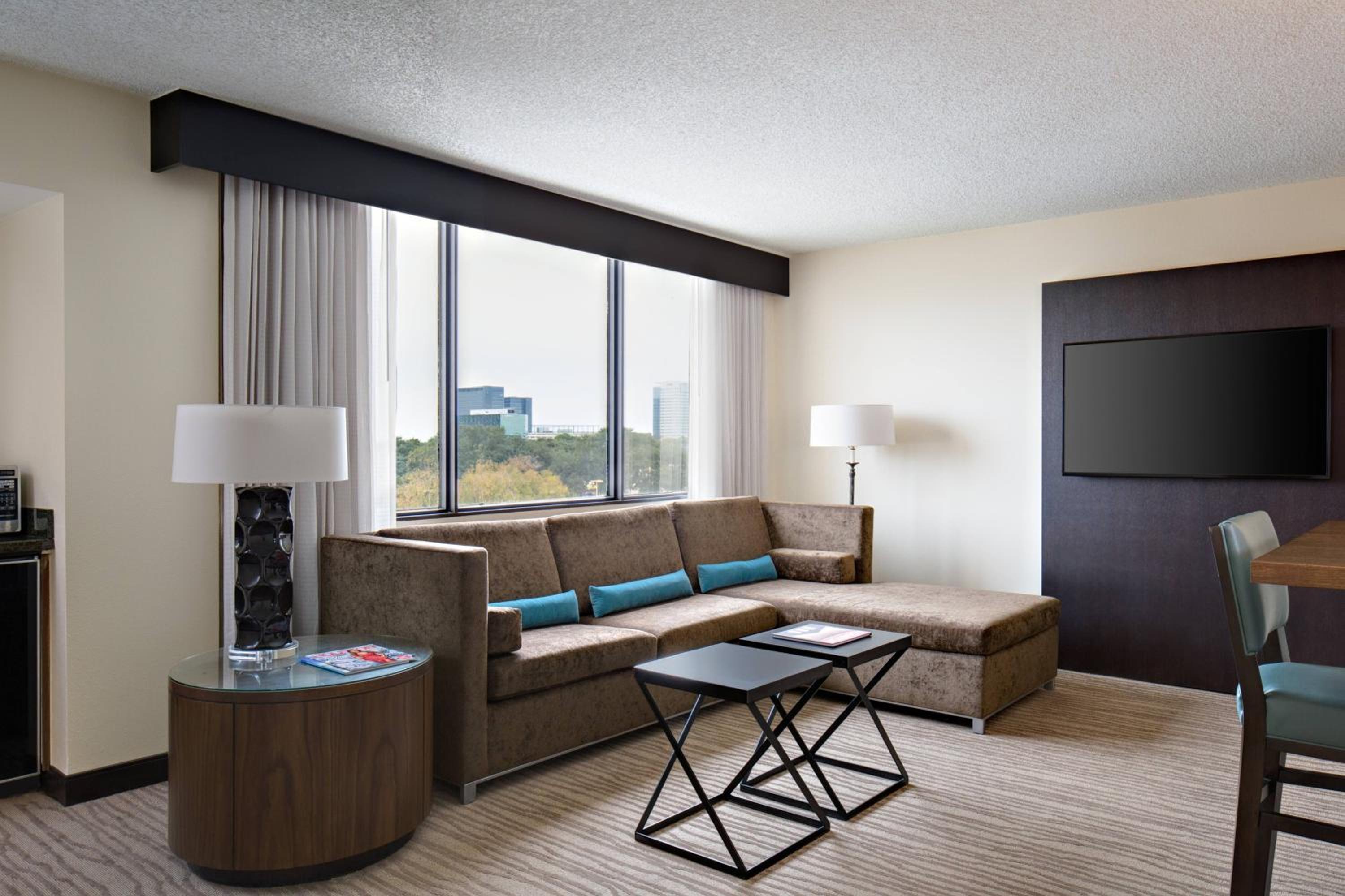 One-Bedroom King Suite with Sofa Bed and City View - Mobility/Hearing Accessible with Roll-In Shower photo 1