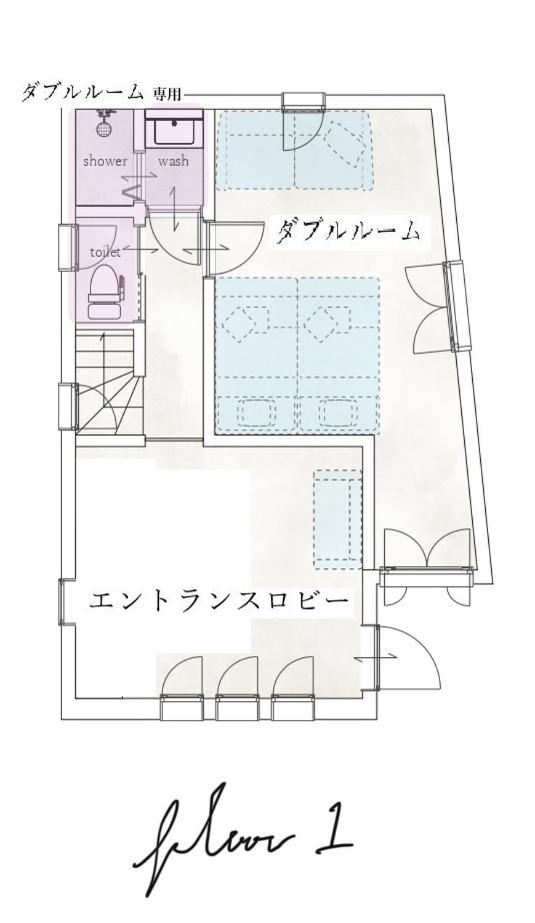 Double Room with Private External Bathroom