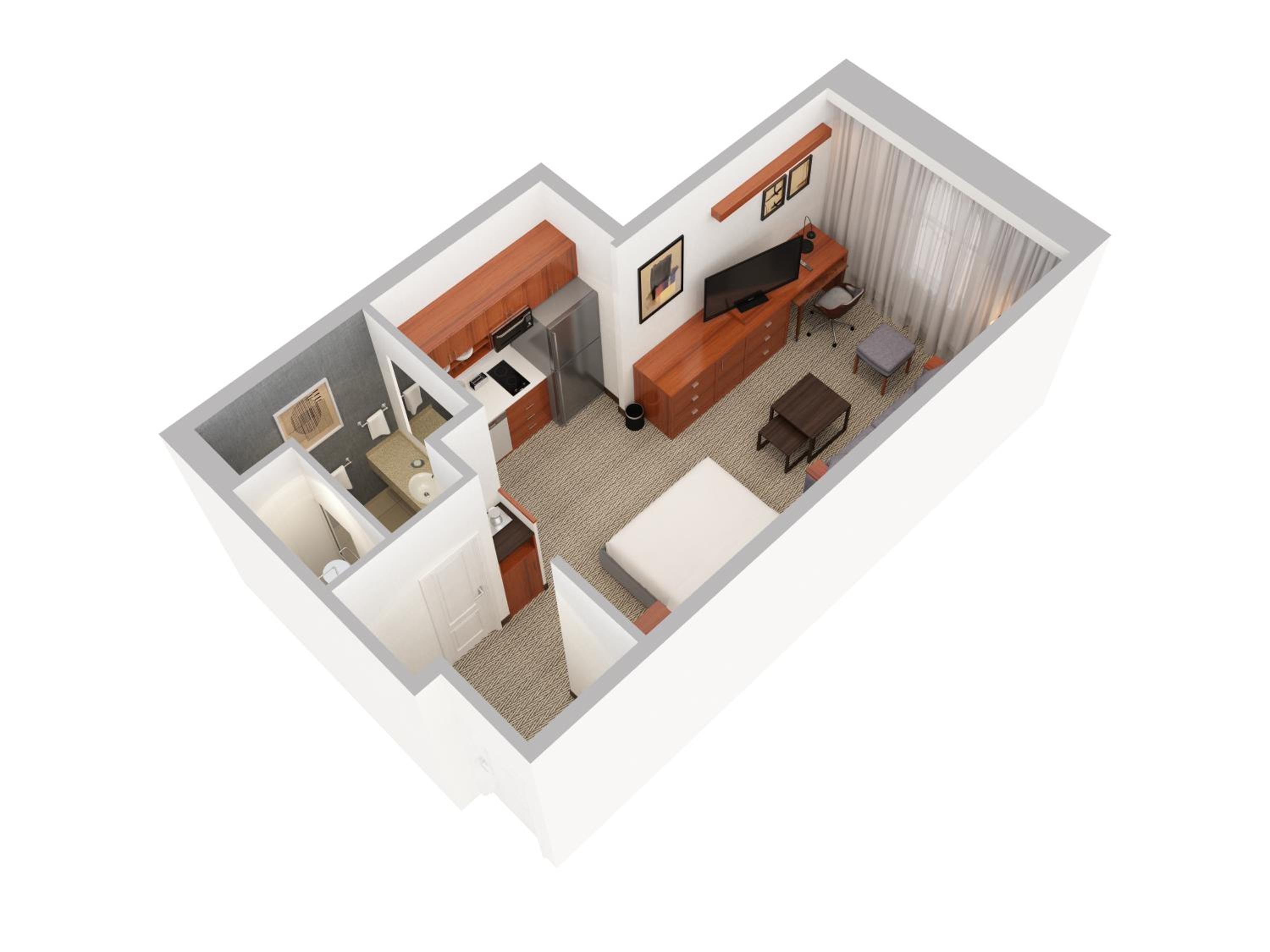 Junior King Suite with Kitchenette and Sofa Bed