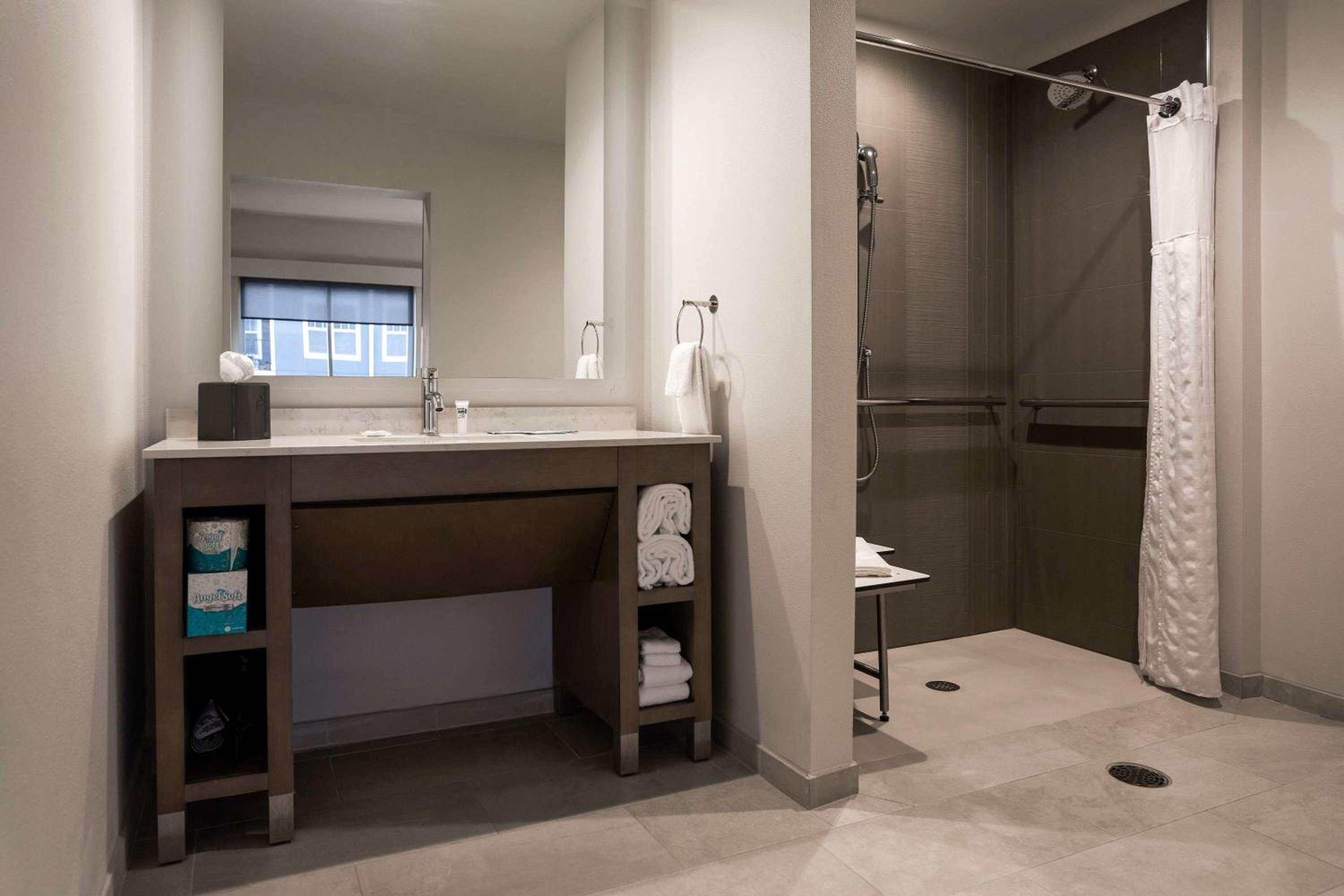 Accessible One-Bedroom Corner Suite with Roll-In Shower and King Bed - Photo 3