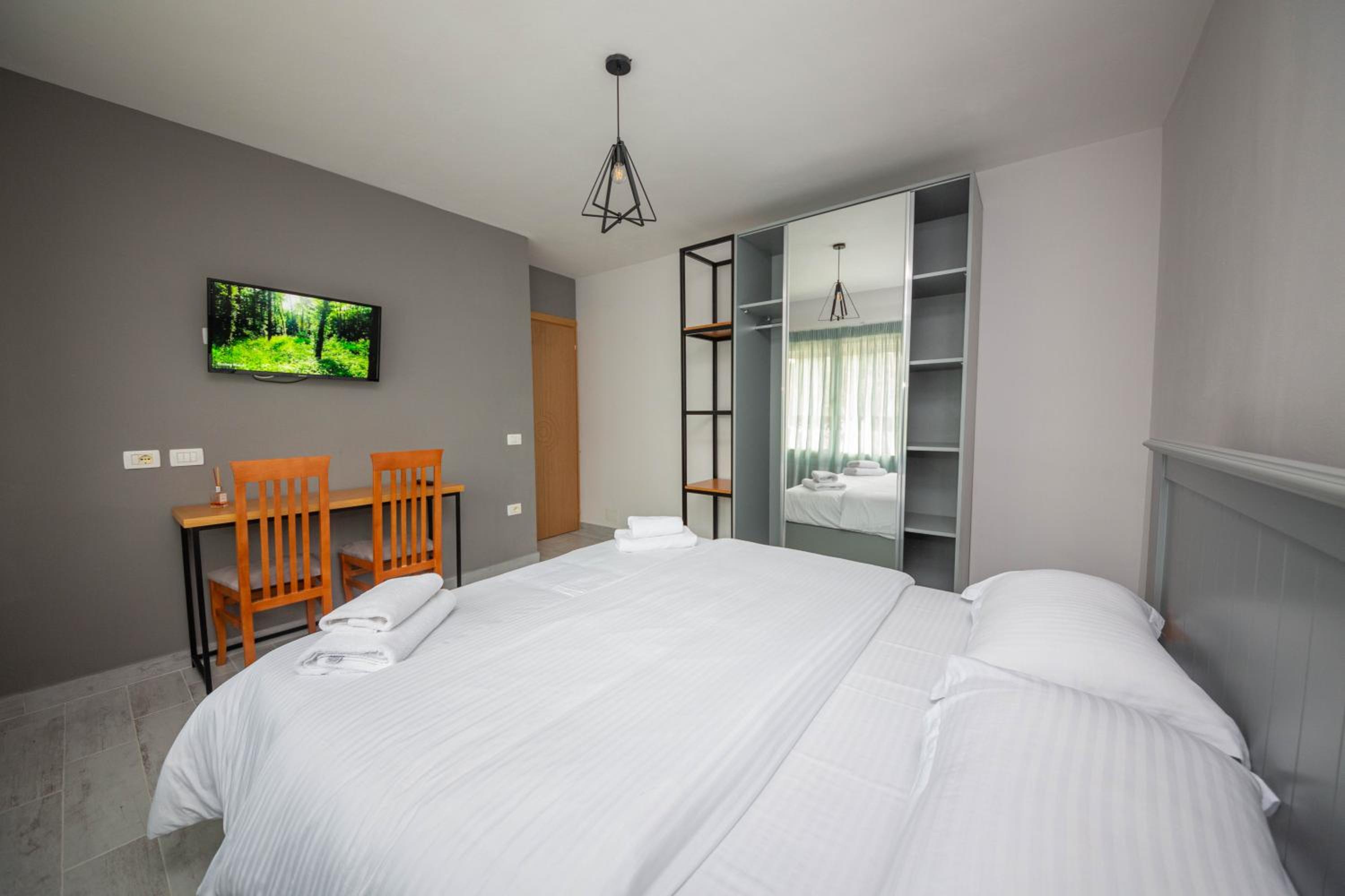 Double Room with Window and Side Sea View