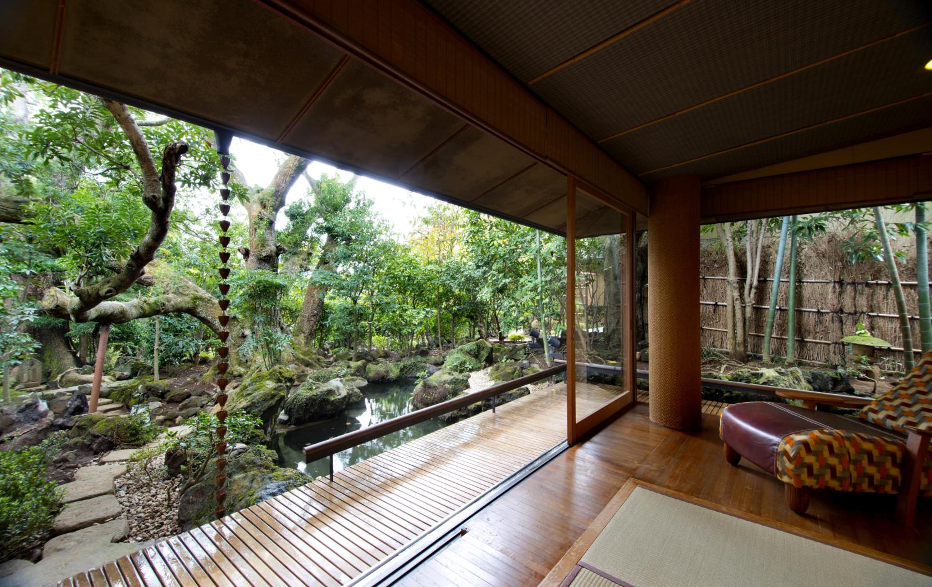 East Wing - Japanese-Style Room with Open-Air Bath - First Floor