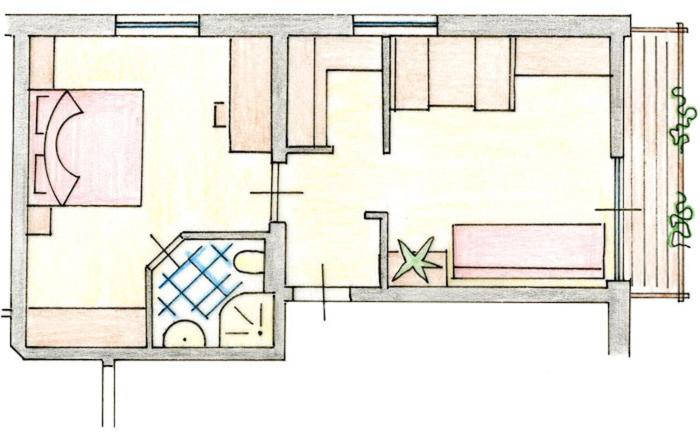 Apartment with Balcony photo 3