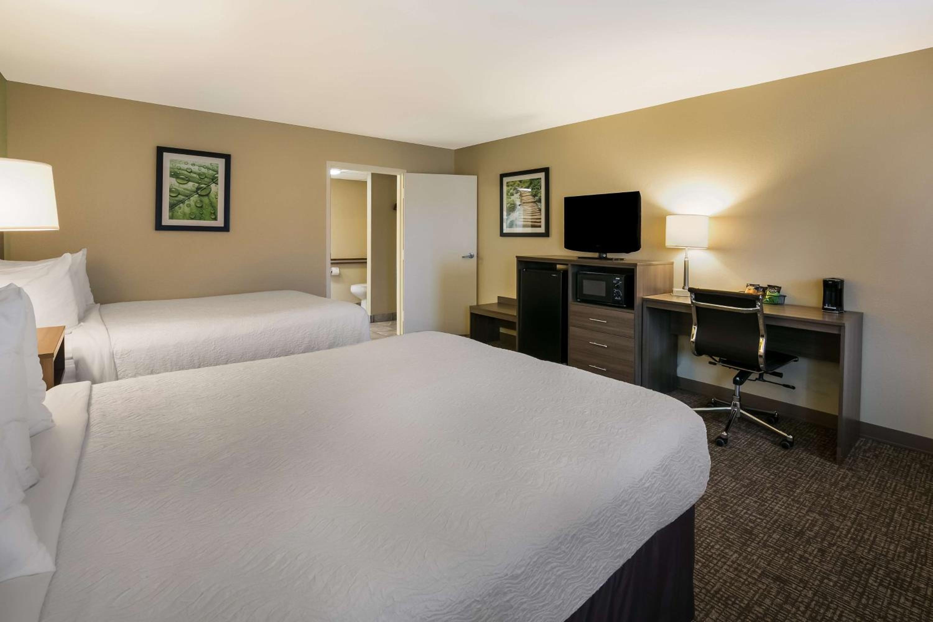 Queen Room with Two Queen Beds - Disability Access/Bath Tub photo 2