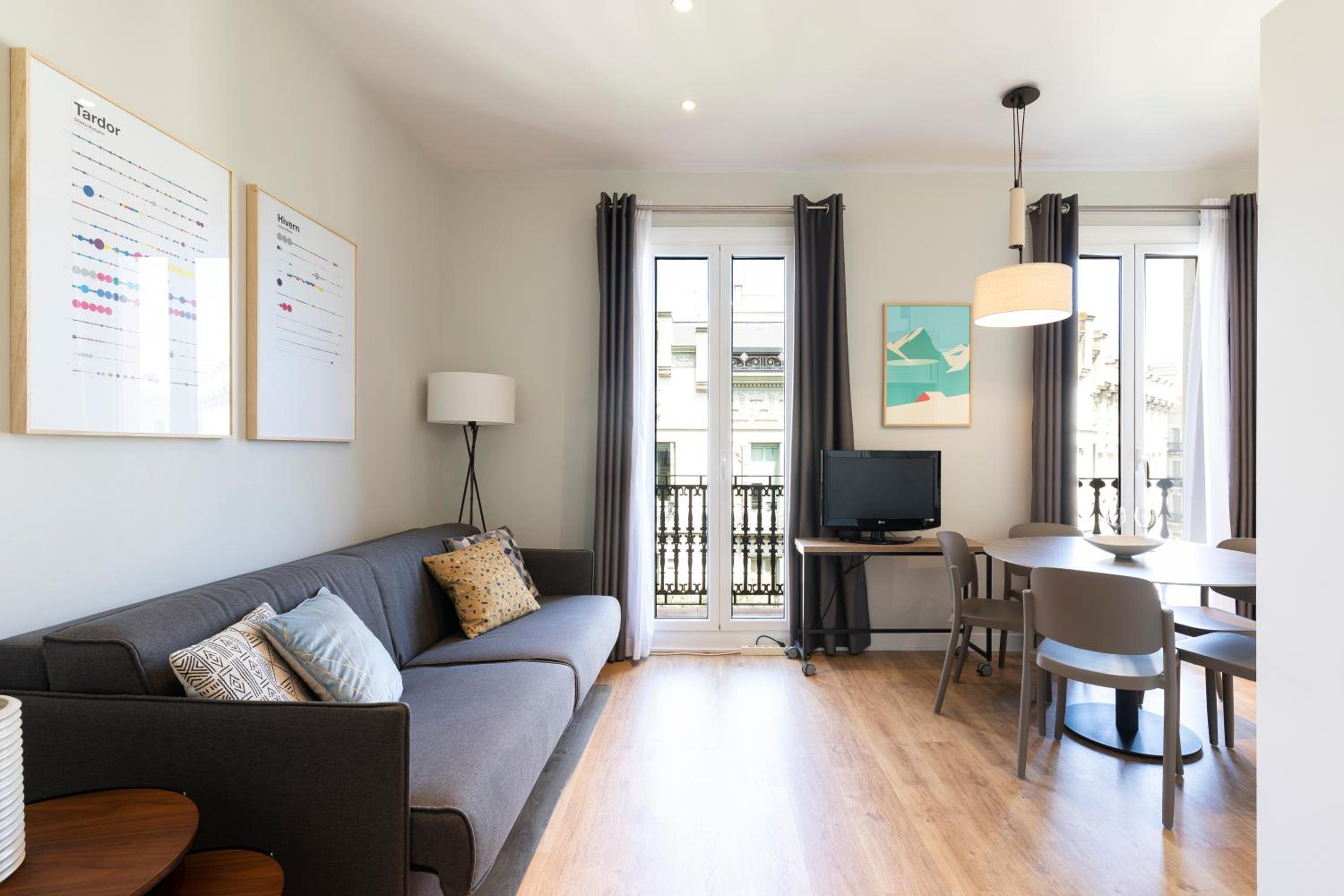 Apartamento de dos habitaciones con 2 baños