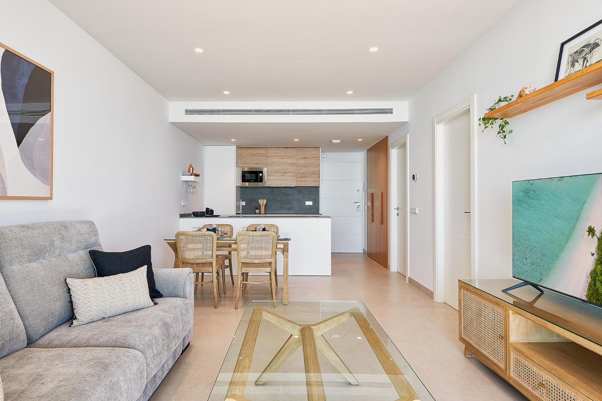 Apartamento con vista al mar