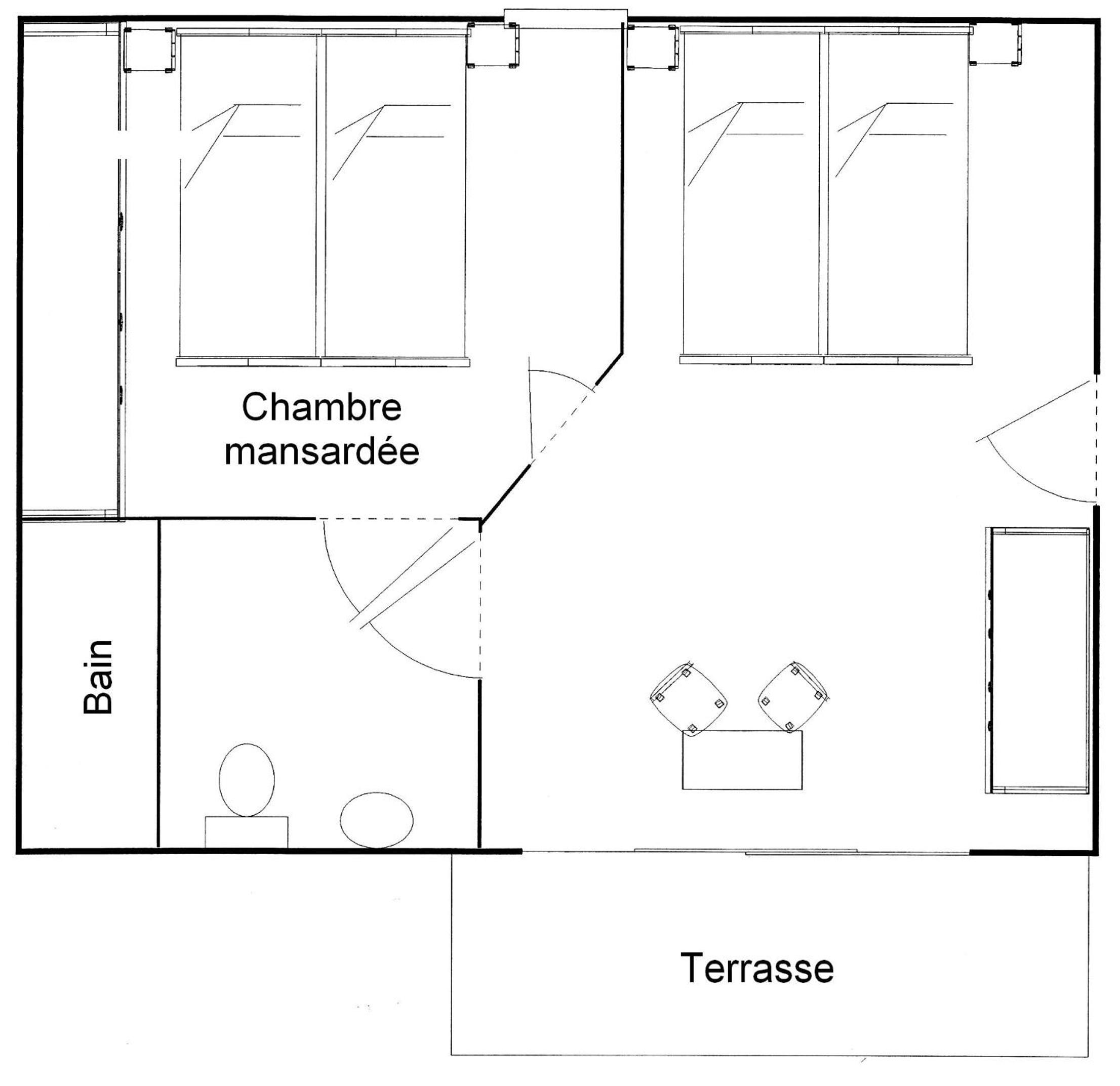 Suite - Vue sur Montagne
