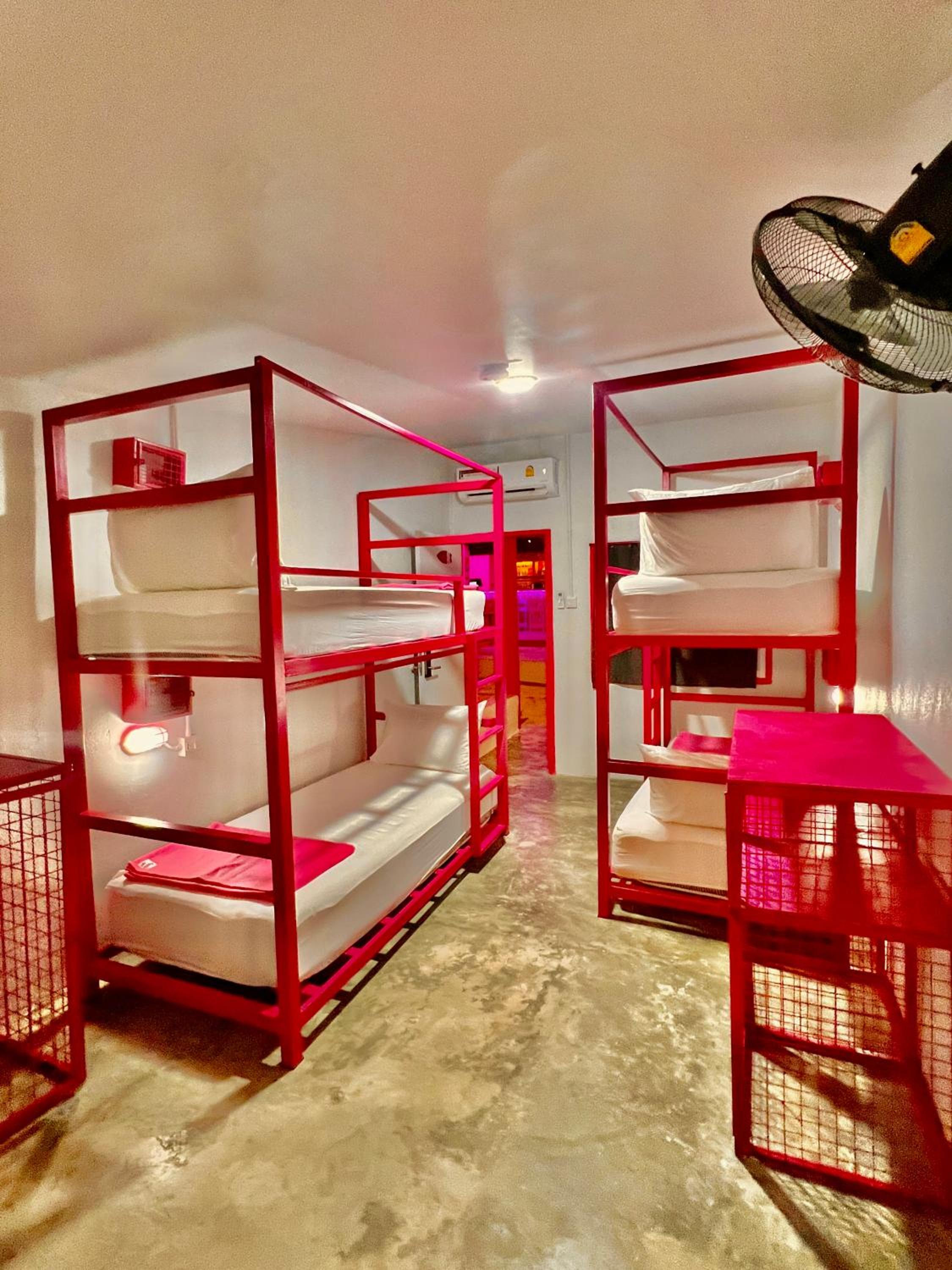 Bed in 4-Bed Mixed Dormitory Room with Private Toilet photo 1