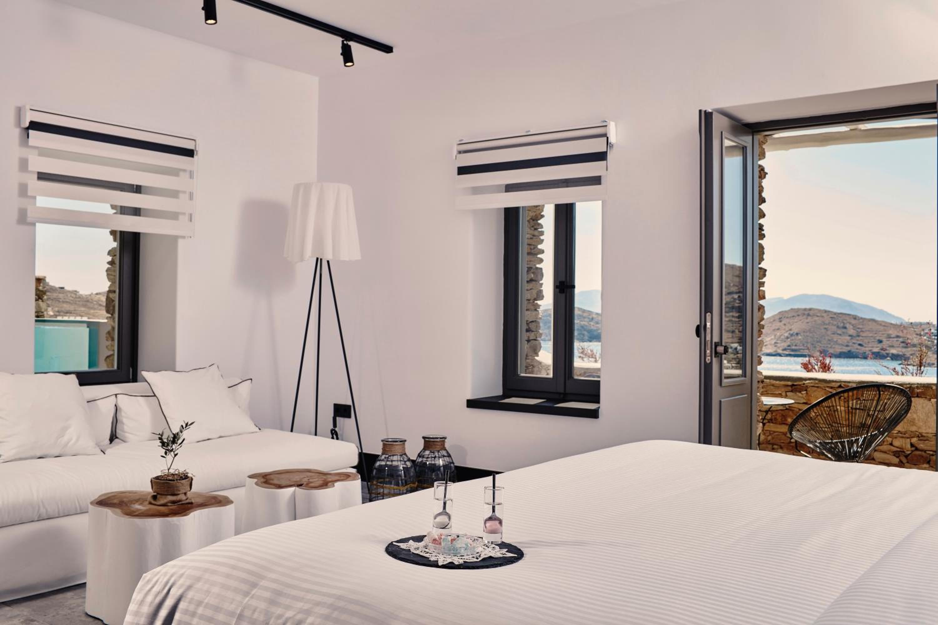 Suite con vista al mar y piscina privada Liostasi