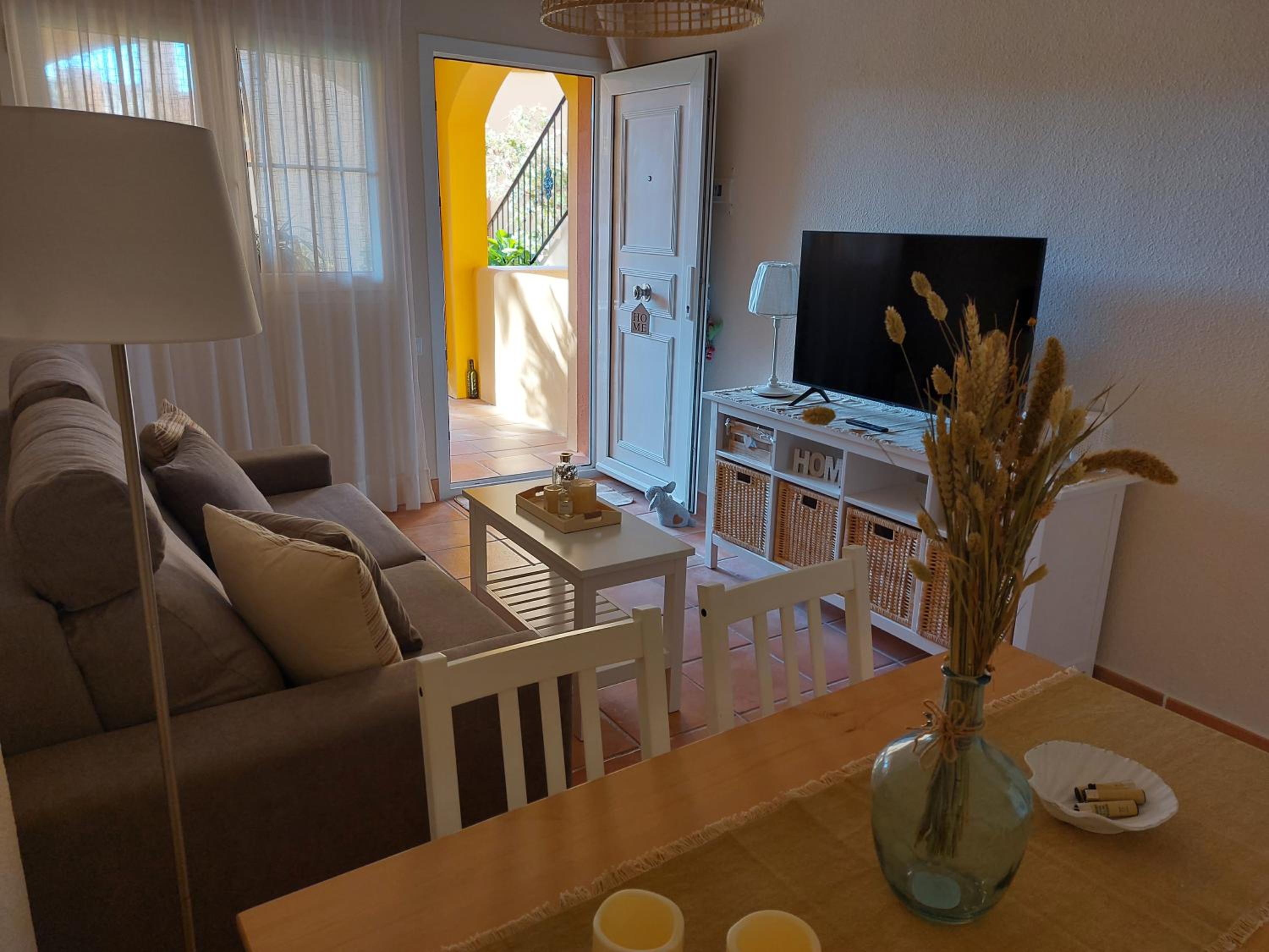 Apartamento con vista al jardín