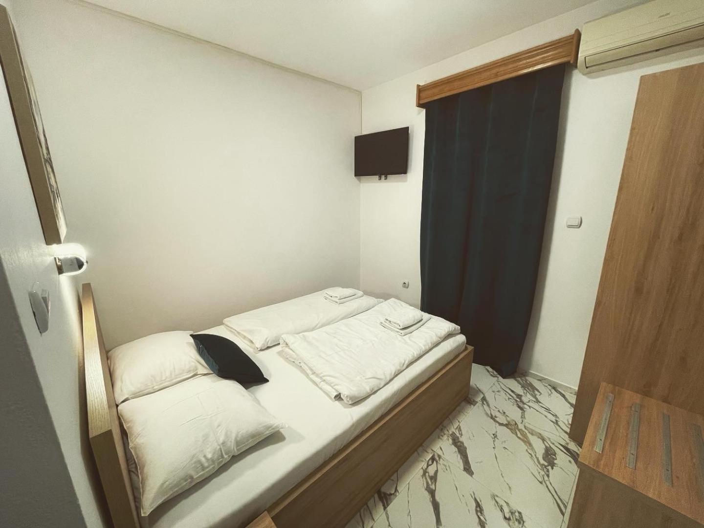 Small Double Room with Balcony and Partial Sea View