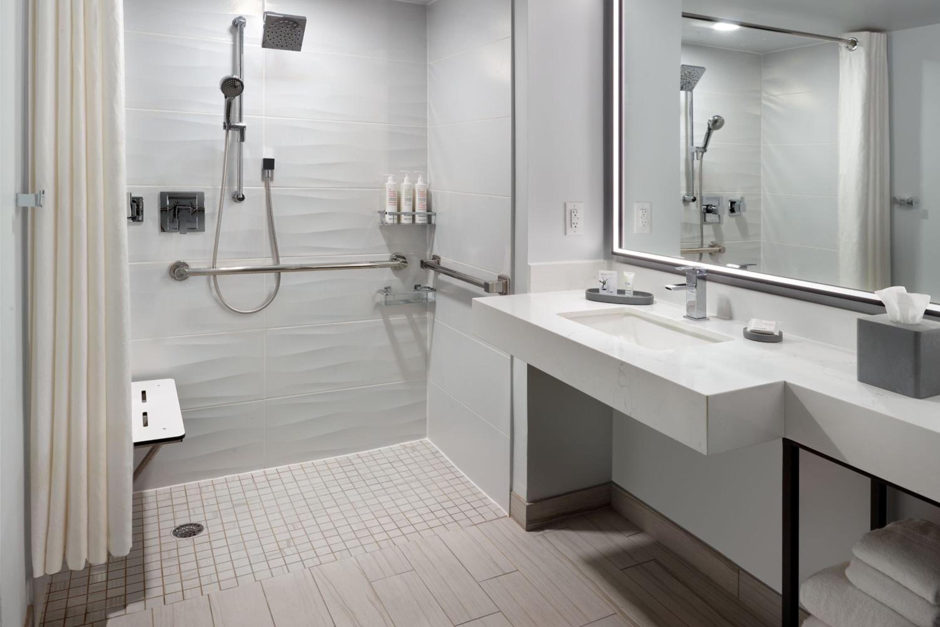 Standard King Room with One King Bed and Roll In Shower (Non Smoking) (Accessible)