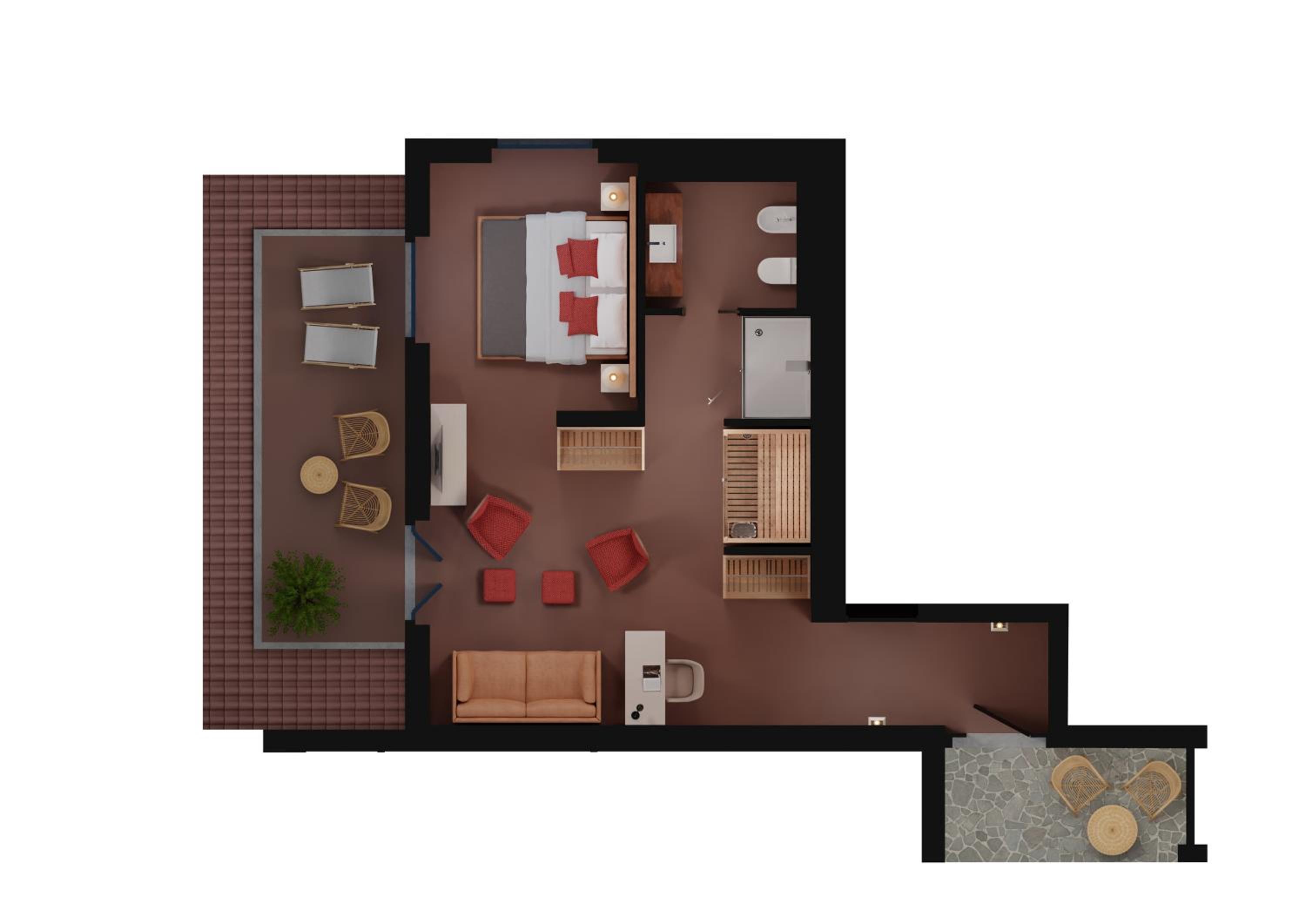 Suite King Wellness Panoramic - Depandance photo 3