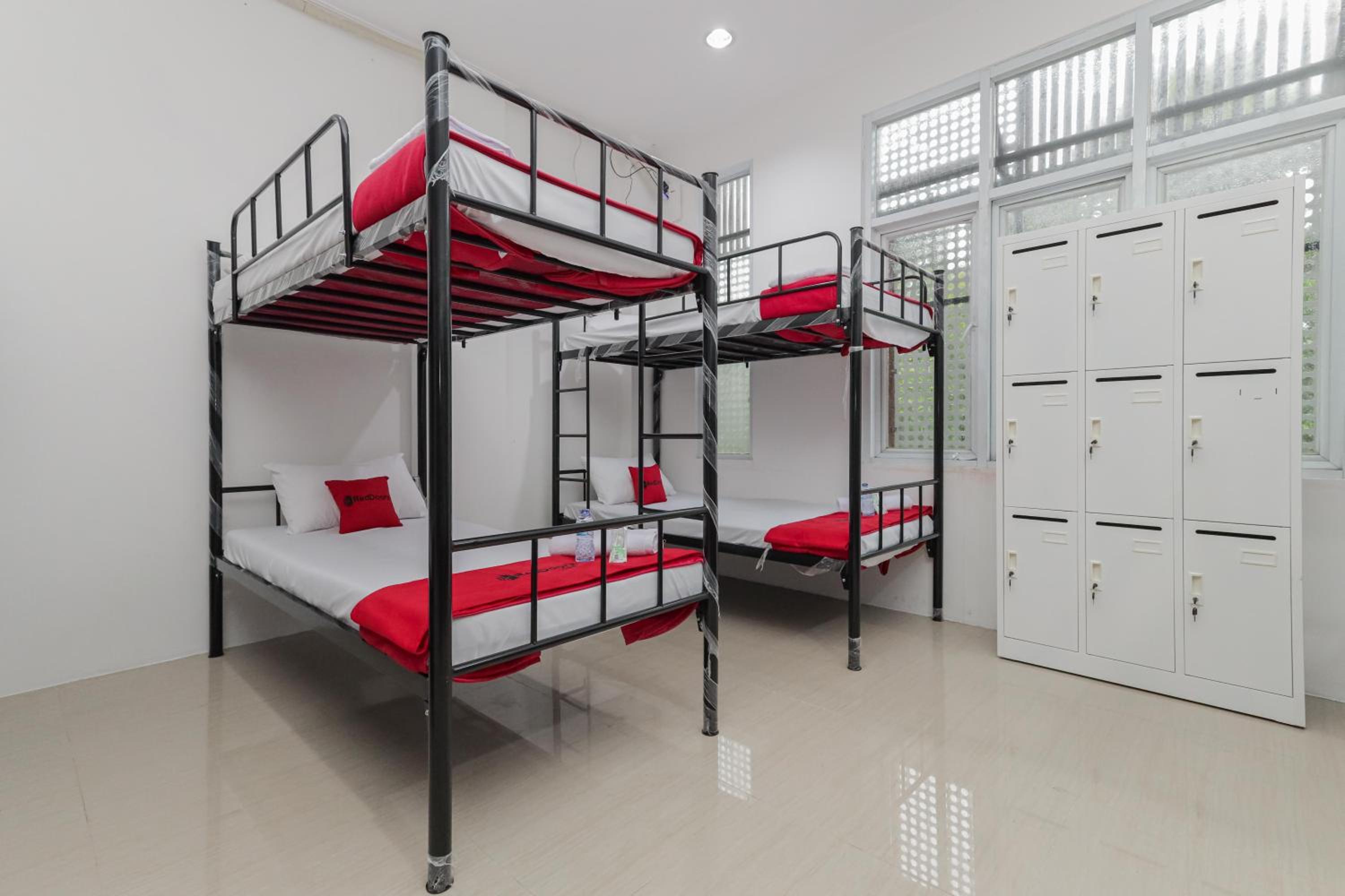 Single Bed In Female Dormitory Room