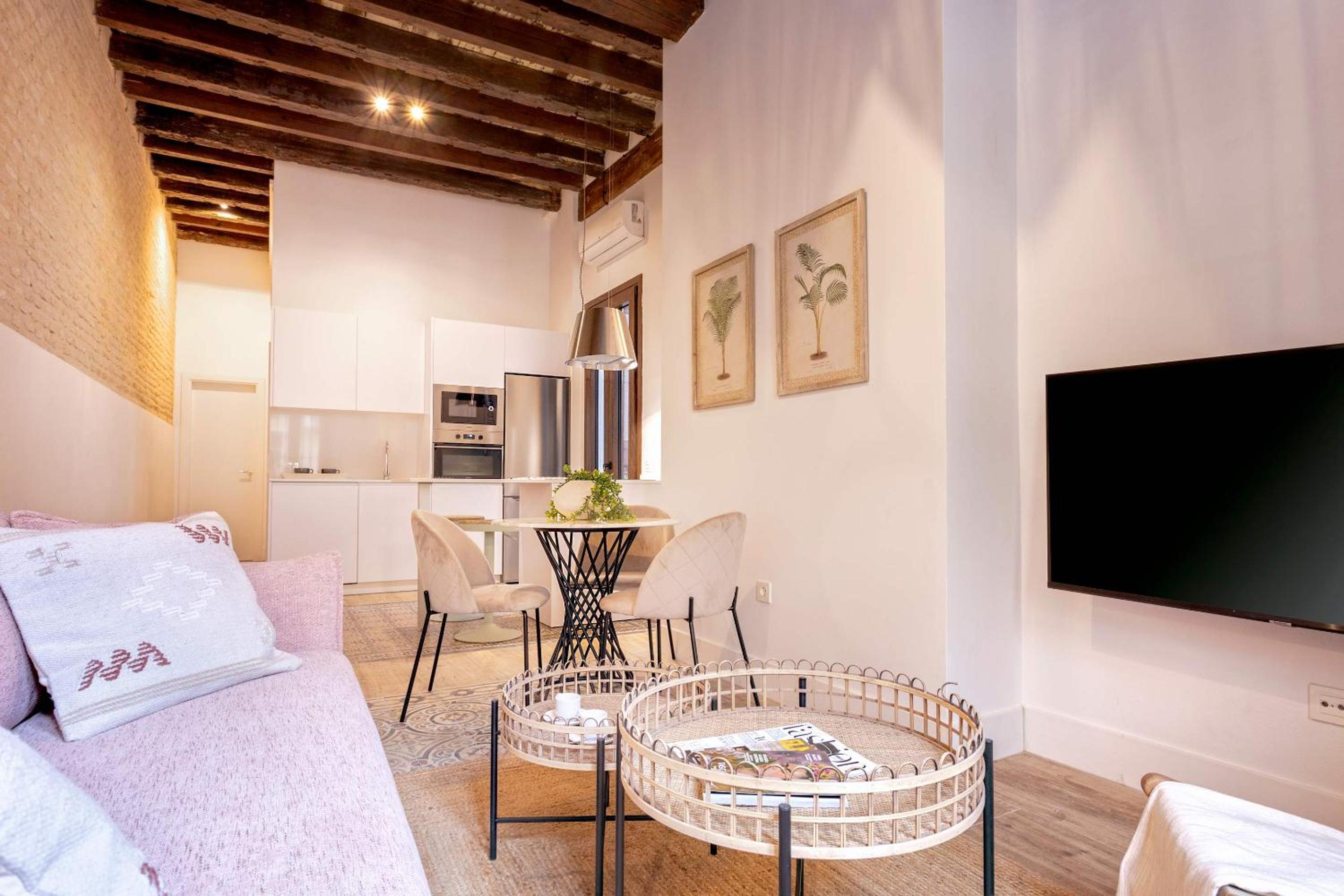 Apartamento de una habitación sin terraza