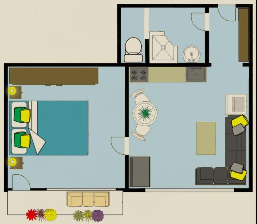 Apartment with Balcony photo 2