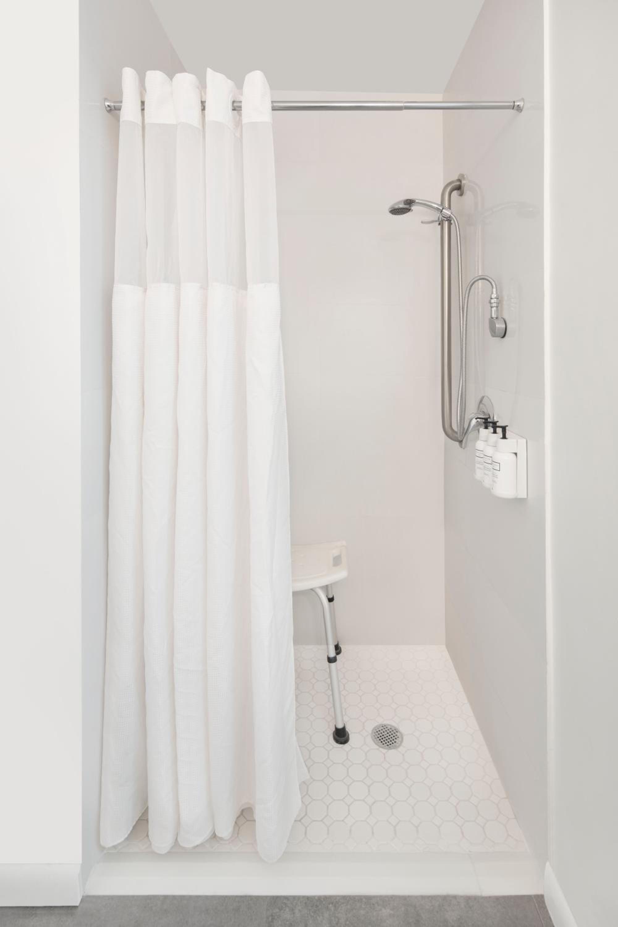 1 King Bed, Mobility/Hearing Accessible Room, Roll-In Shower, Non-Smoking - Photo 5