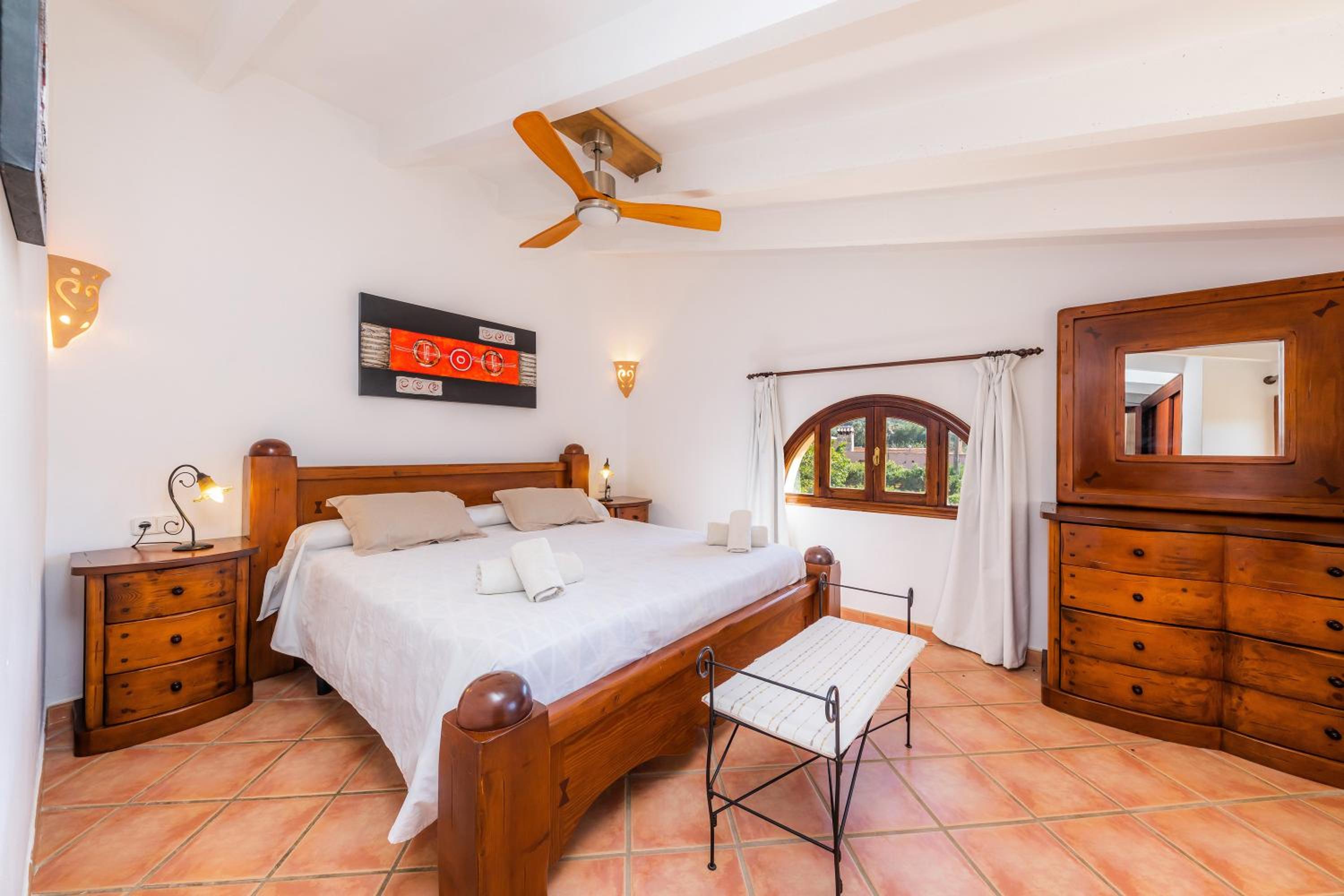 Villa con vistas al jardín